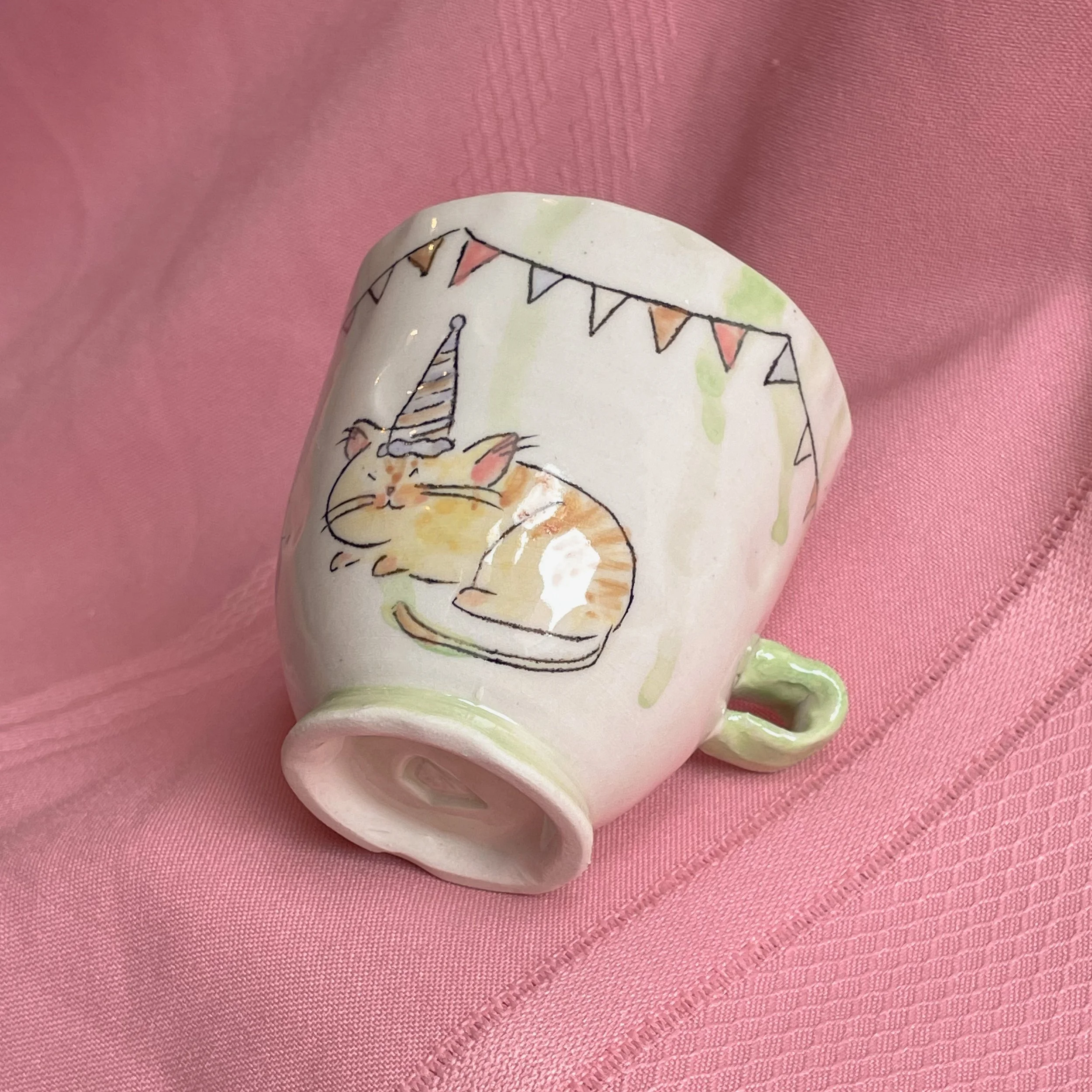 Happy Kitty Birthday mug ❤