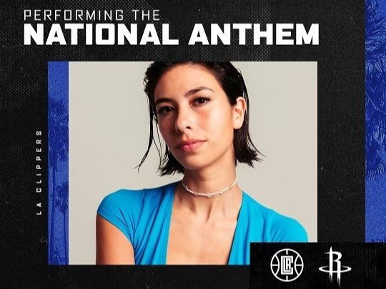 Brooke Alexx Crypto.com Arena National Anthem