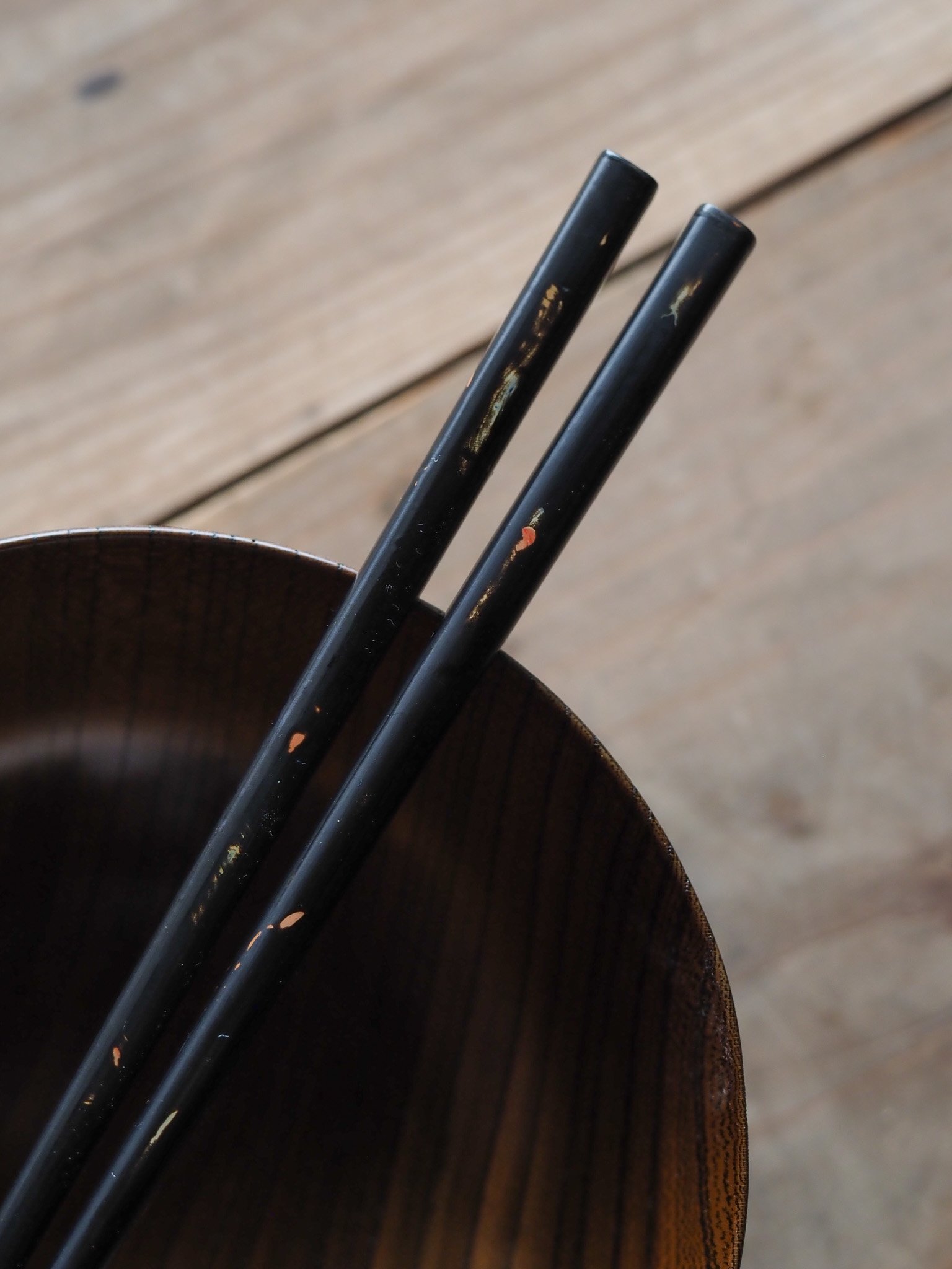 textured black urushi chopsticks.jpg