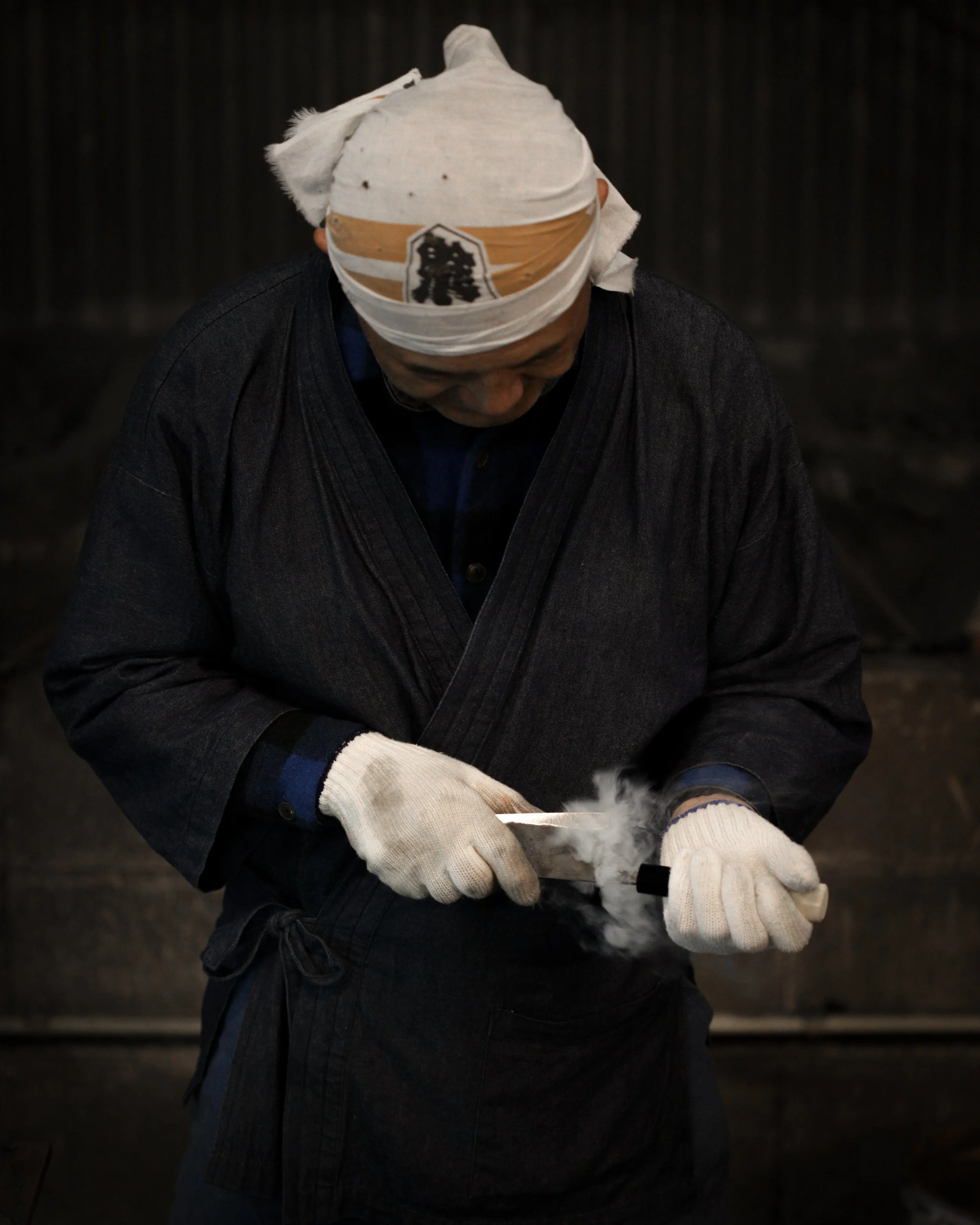 Fitting Knife Handle Japanese Kitchen Knife Workshop