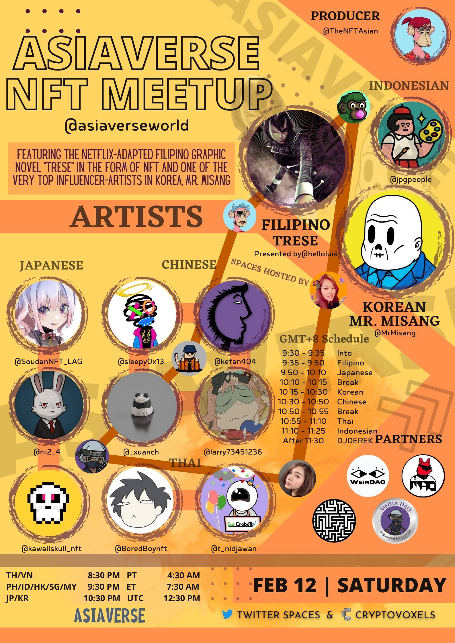 AsiaVerse X Korean NFT: Asia Exhibition Mr Misang