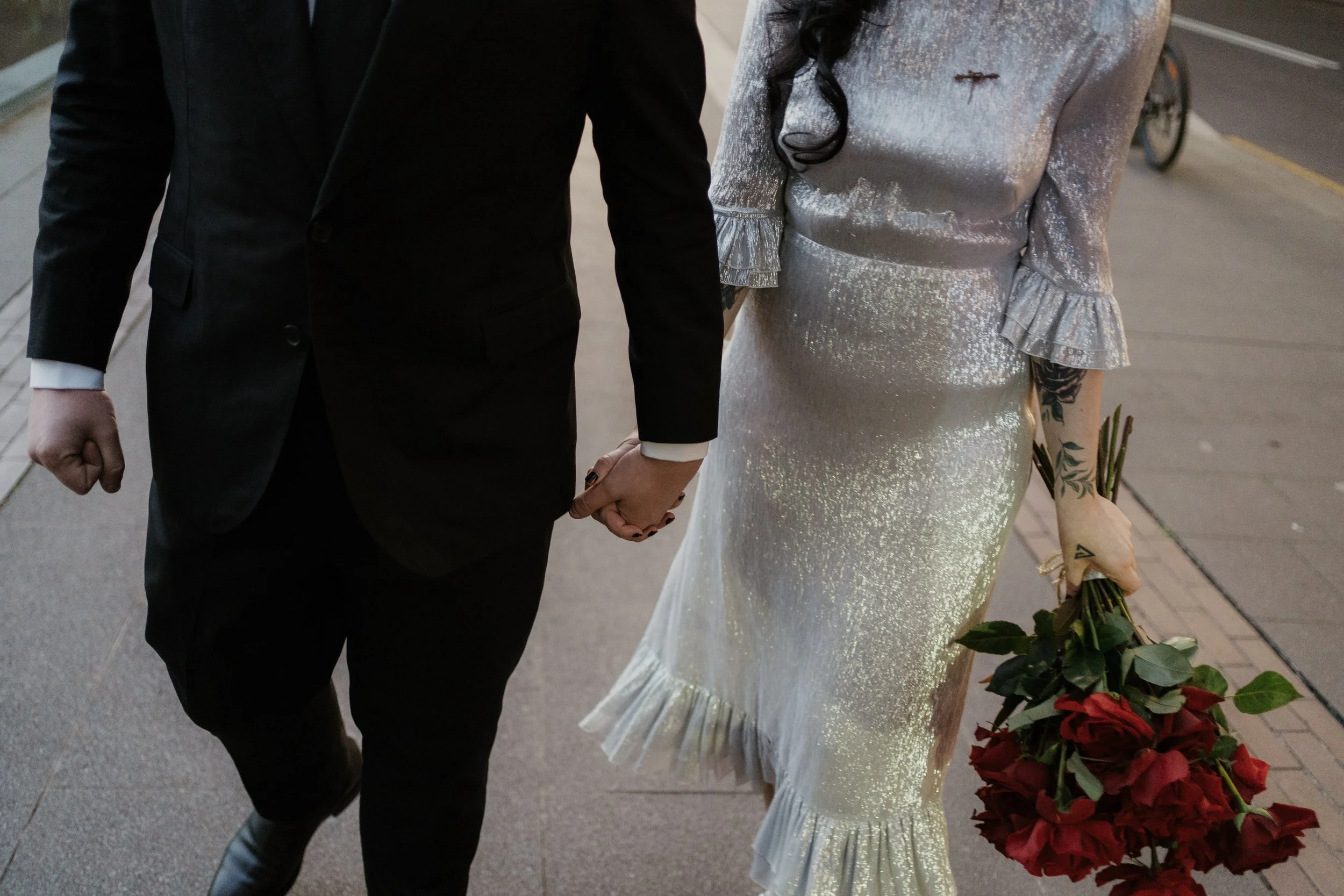 Ally & James Sydney Wedding Love Holding Hands