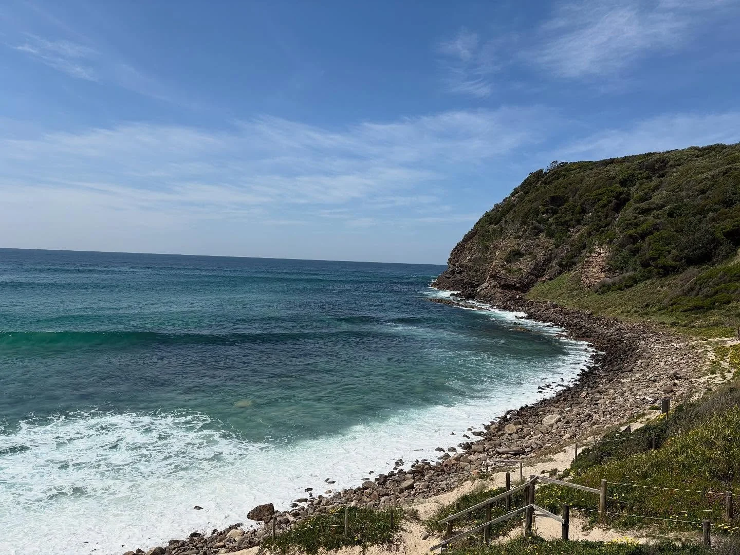 Such a beautiful time away at Blueys and Boomerang Beach.  Amazing to see dolphins and whales so close to shore 🐬 

Exactly what I needed &mdash; time to switch off, relax, swim, catch up with friends and soak up special moments with my family 💕&rd
