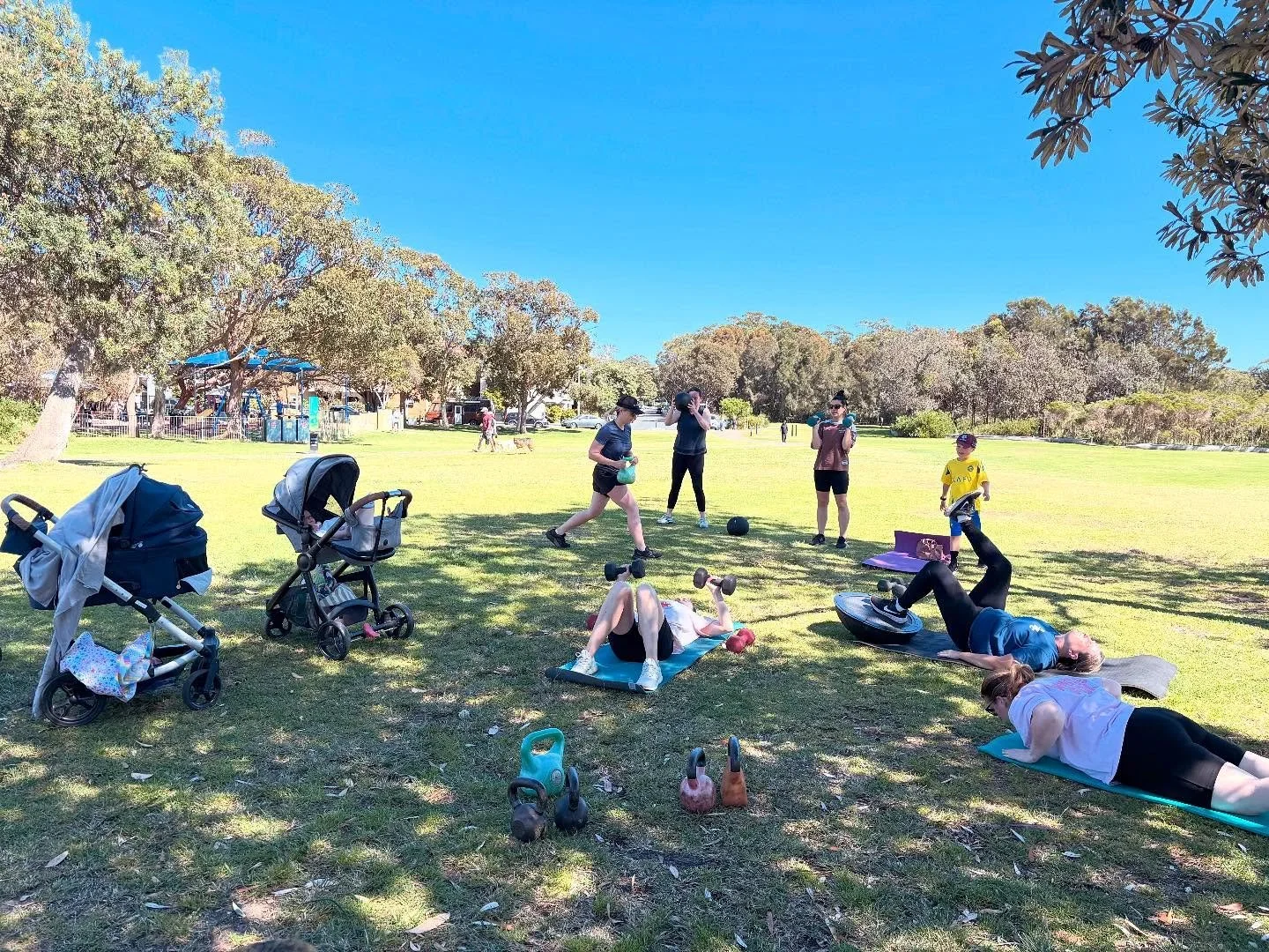 Some days it&rsquo;s less about the workout and more about mental health 💛
Getting outside, moving your body and being in the company of women who get it.
Real mums, real conversations, no judgement &mdash; just support and understanding.
#mumsfitne