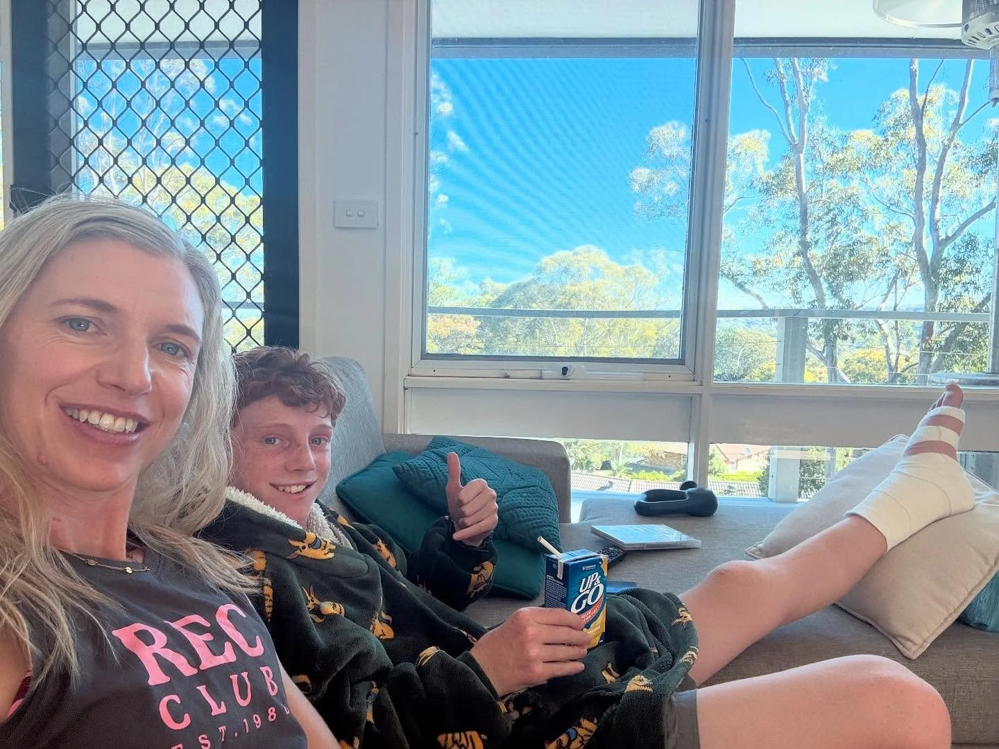 I&rsquo;ve been a little quieter on socials lately &mdash; as most of you know, Tyler recently had surgery on his foot. 💙
Daniel and I are so proud of how resilient he&rsquo;s been and how well he&rsquo;s coped with the injury that first happened a 