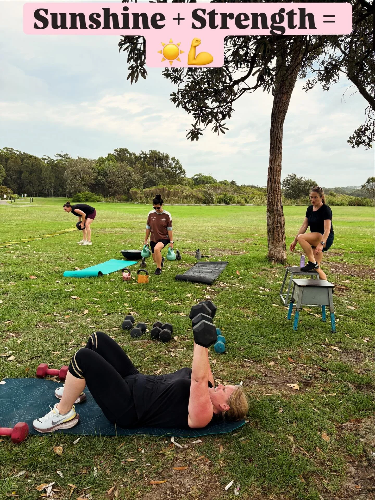 One more reason we love training outdoors&hellip; ☀️

It&rsquo;s not just the laughs, the chats and the endorphins &mdash;
it&rsquo;s that natural vitamin D boost supporting our bones, muscles and immune system too.

Move your body.
Soak up a little 