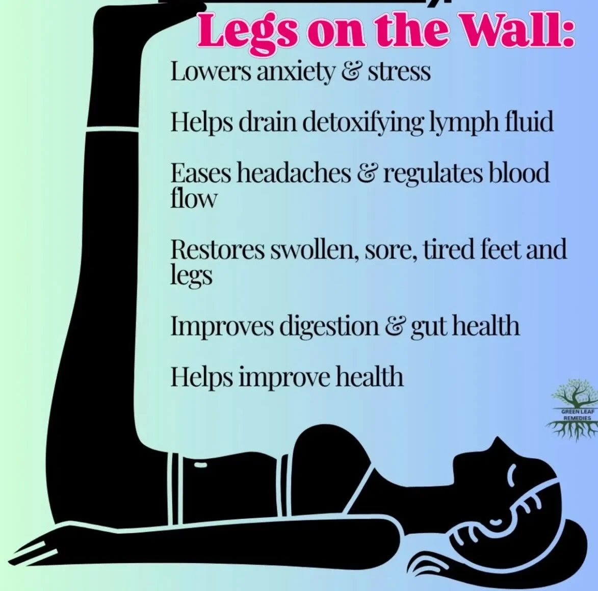 Legs up the wall&hellip; simple, but powerful.

This gentle position helps reduce bloating, supports digestion, and gives your nervous system a much-needed reset.

In a world that&rsquo;s always go-go-go, this is your reminder that stillness is produ