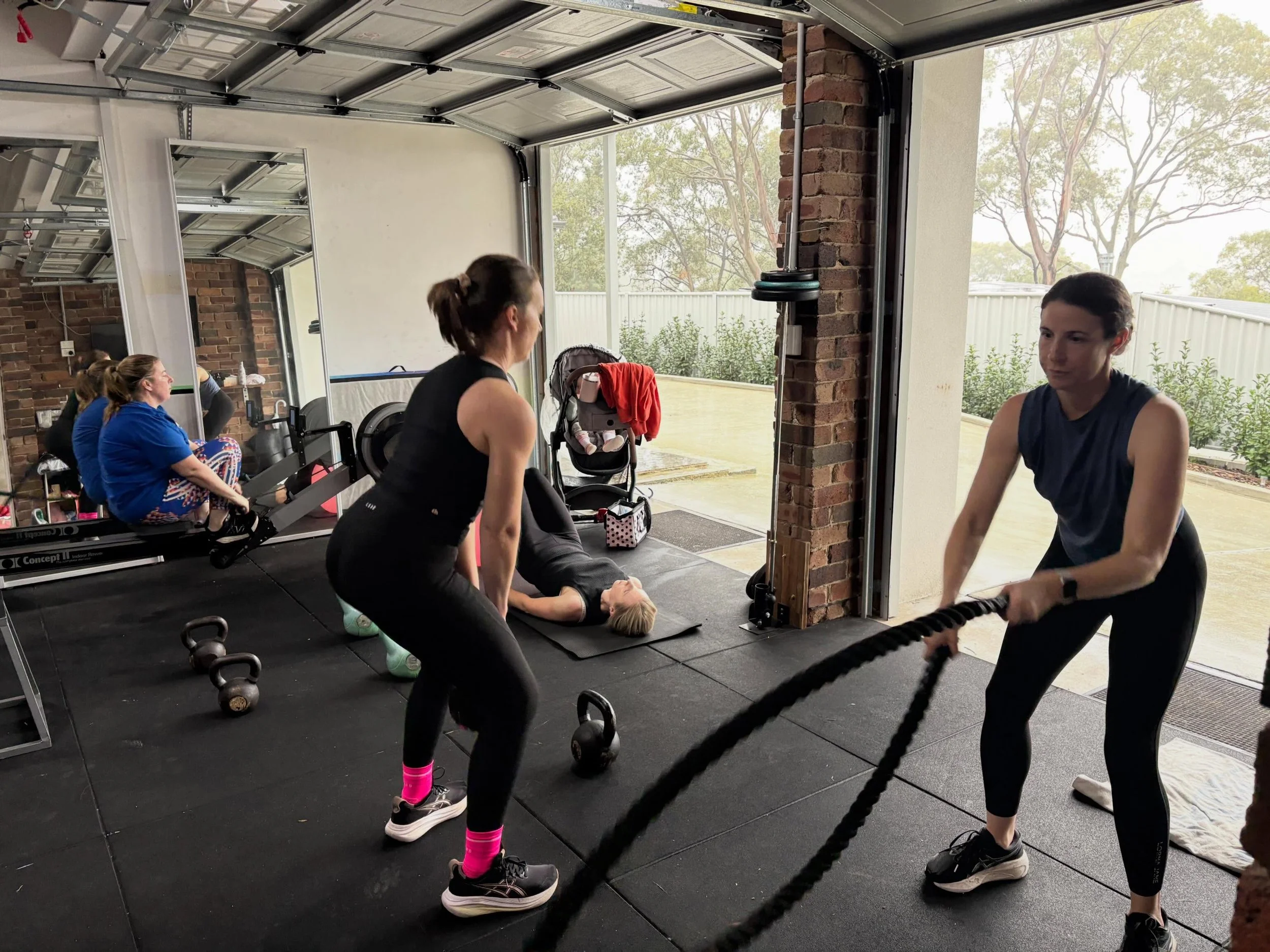 It may be raining outside, but that didn&rsquo;t stop these amazing Bella Fit mums from showing up and putting in the work 💪🏻🌧️

All working towards their own goals, supporting one another, and giving an awesome effort every session.
#womensfitnes