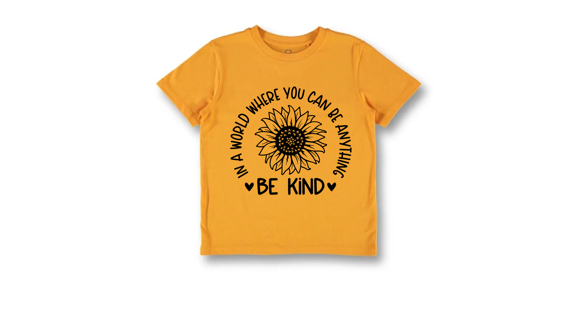 Our Be Kind Sunflower Kids Kindness/Harmony Day T-shirt.