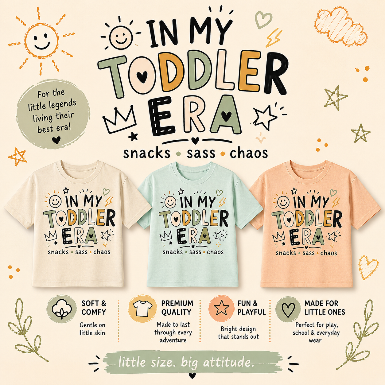 In My Toddler Era T-shirt