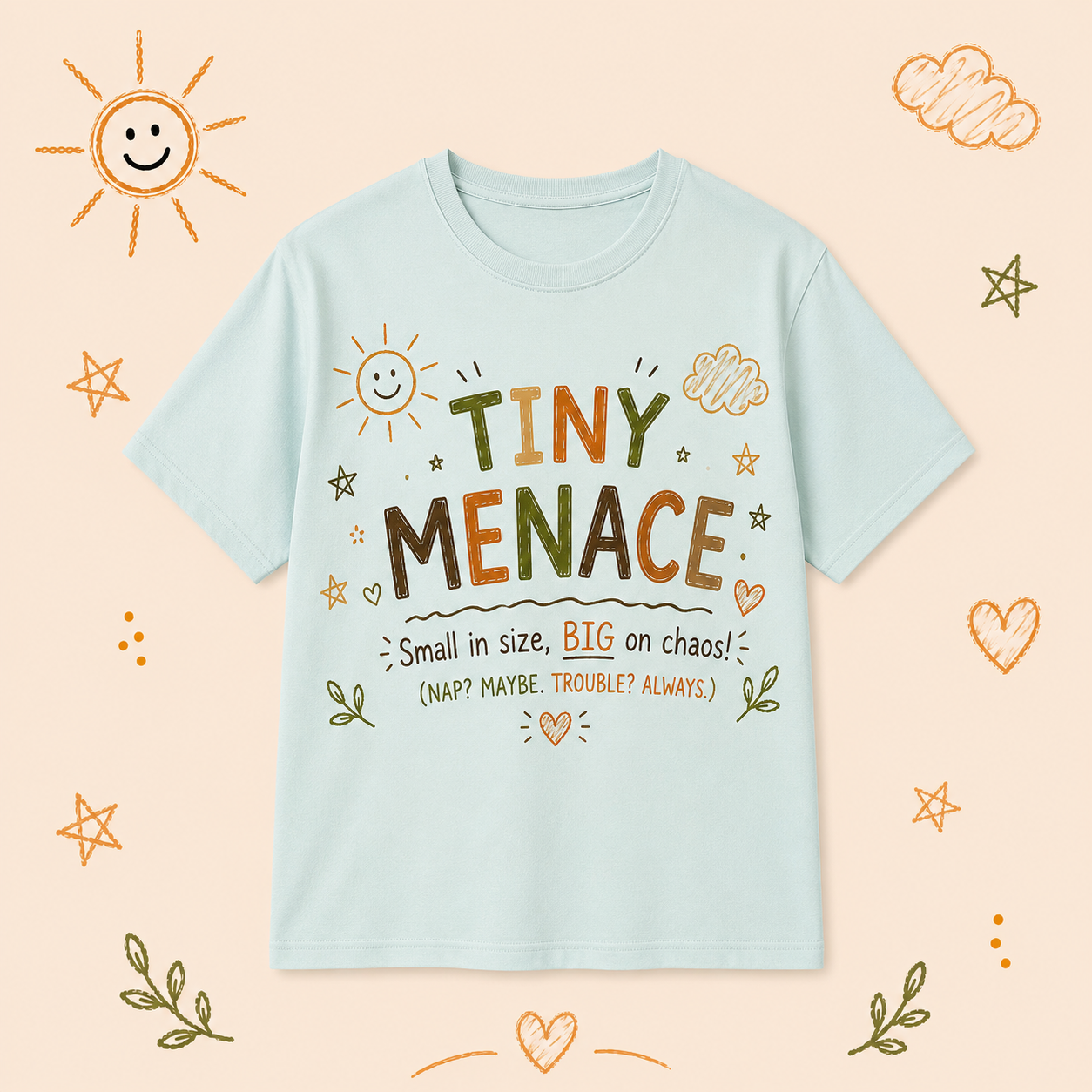 Tiny Menace Toddler T-shirt