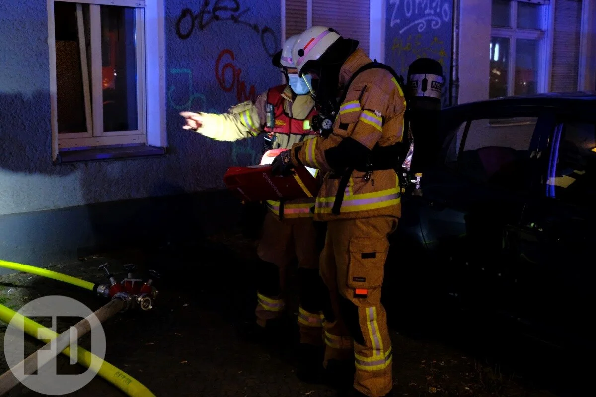 Feuer Dach - Neukölln - Emser Strasse