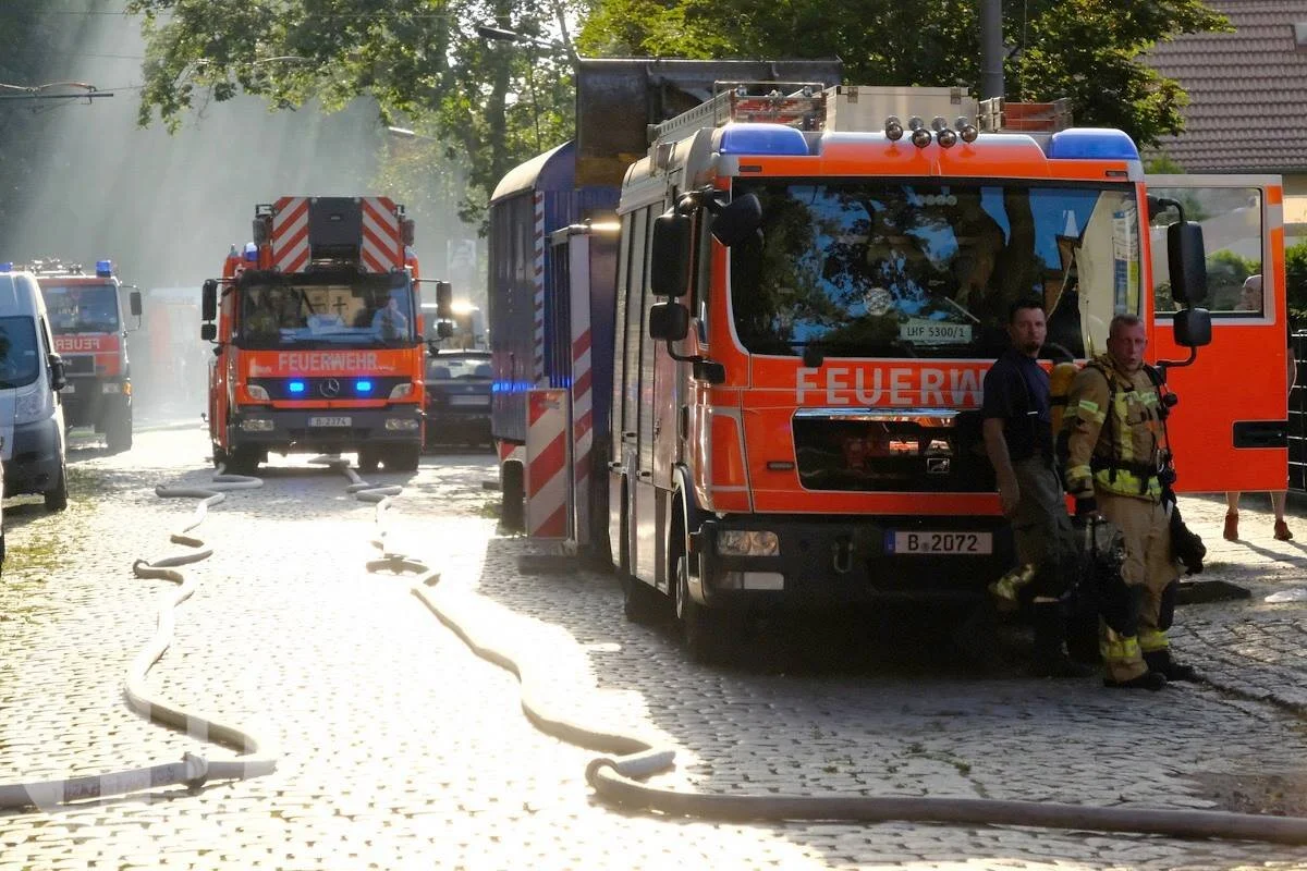 Feuer Baracke - Köpenick - Stellingdamm