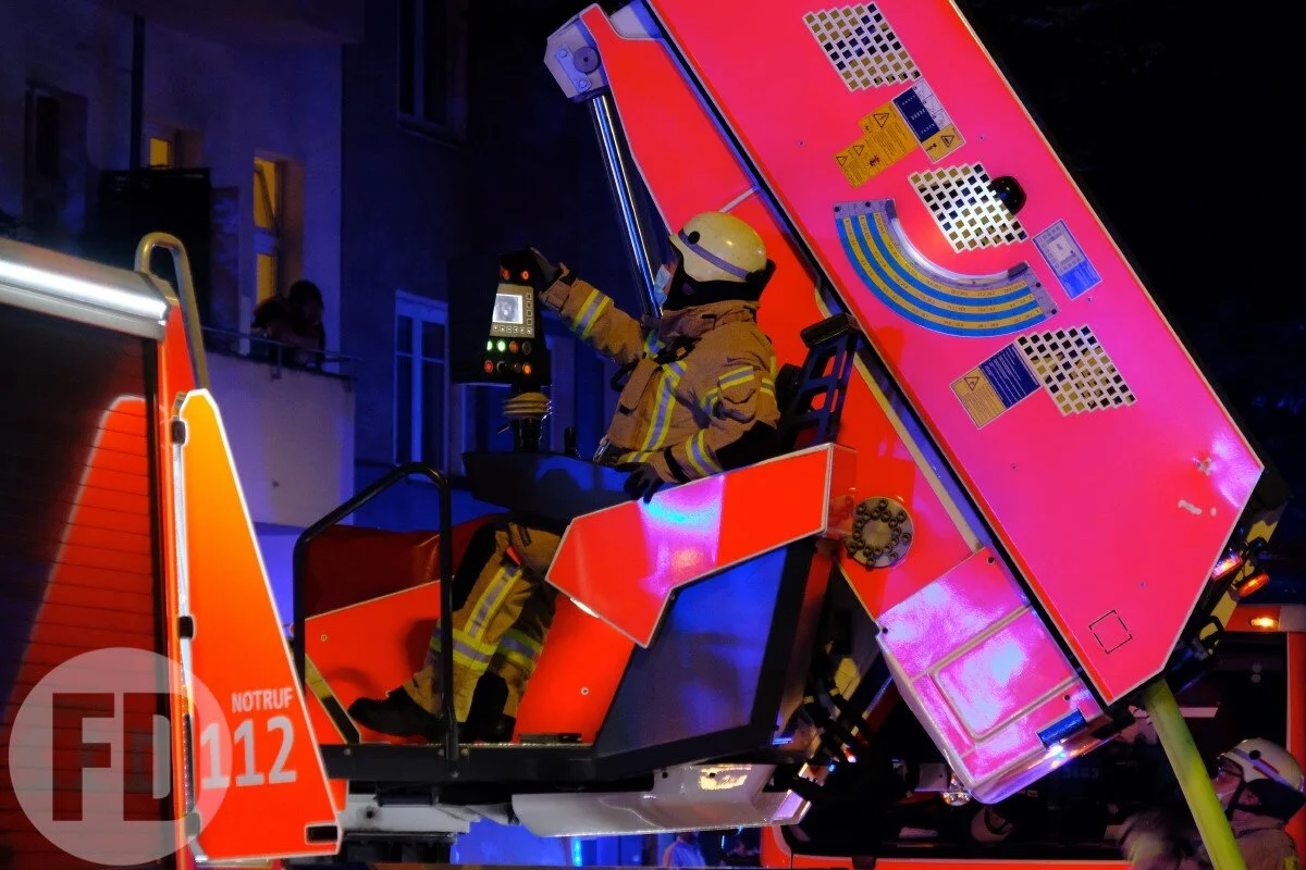 Feuer Dach - Neukölln - Emser Strasse