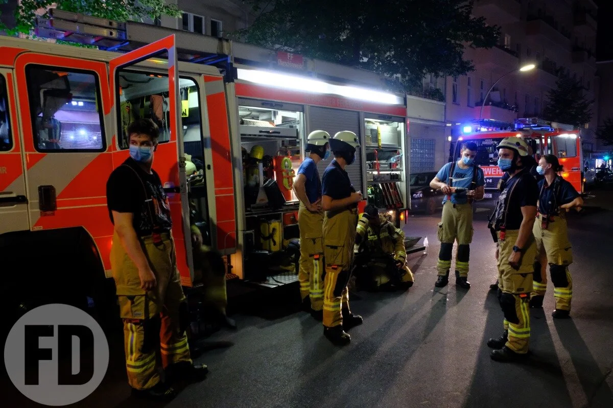 Feuer Dach - Neukölln - Emser Strasse