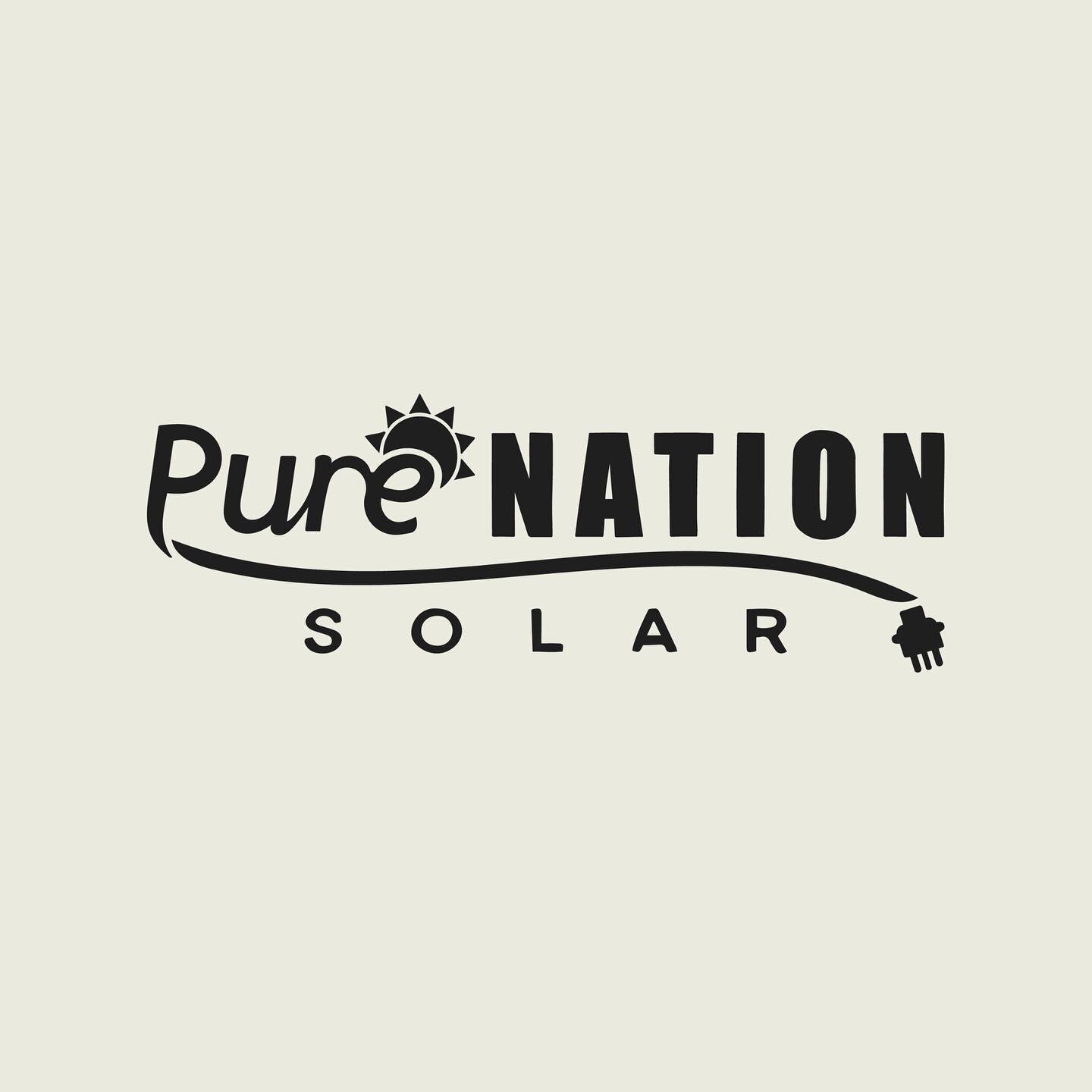 A new Logo Concept &amp; Design we created for PURE NATION SOLAR ☀️ Specialising in all residential and commercial solar projects. 
.
.
.
.
.
.
.
.
#krispconcepts #krispcreative #purenationsolar #solaraustralia  #solarpanels #solarinstallation #solar