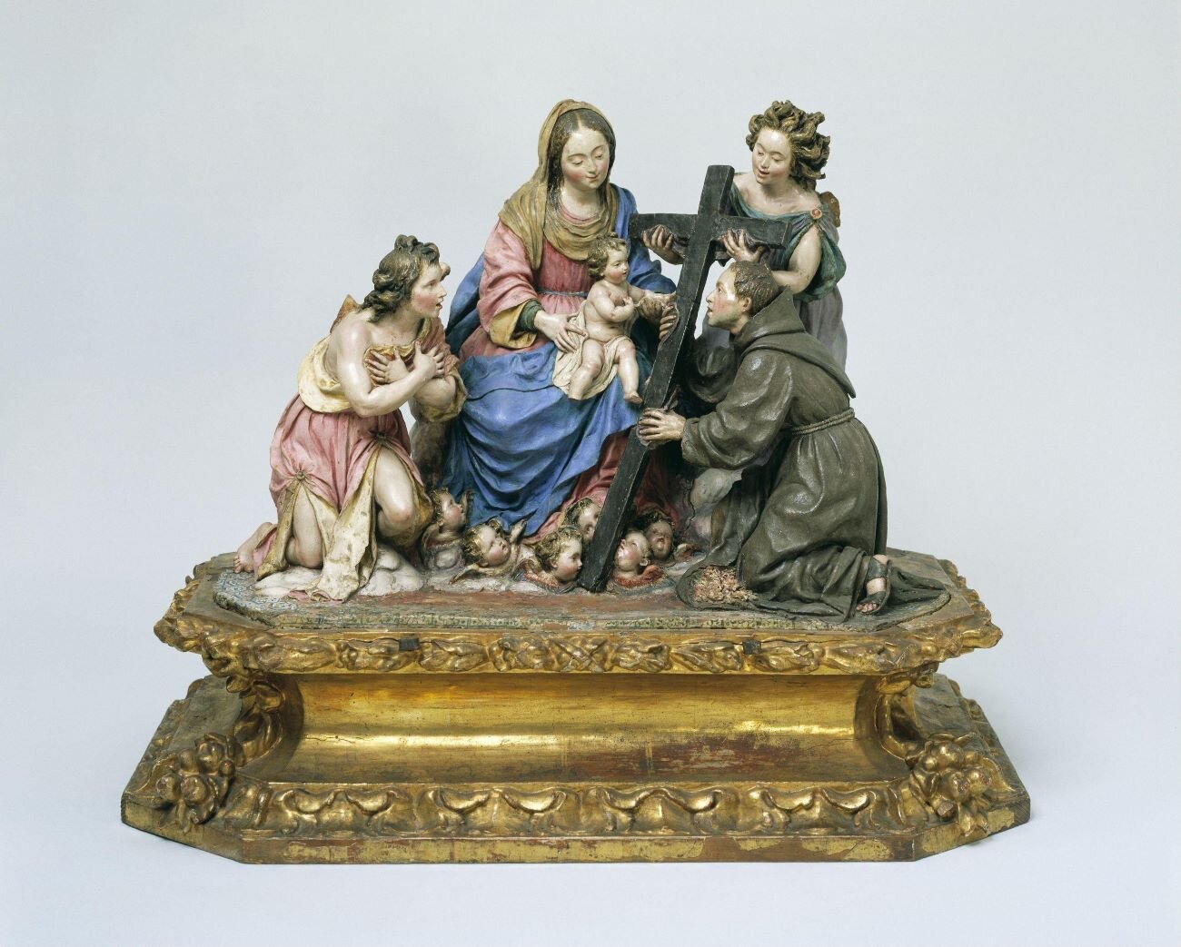 Luisa Roldán, Apparition of the Virgin and Child to San Diego de Alcalá © Victoria and Albert Museum, London.