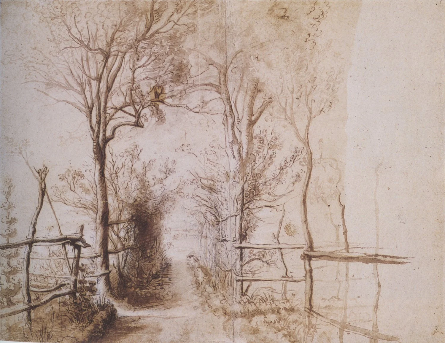 Rubens' landscape drawings: sketches in the open air