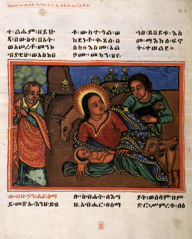 4 December: Ethiopic nativity scenes