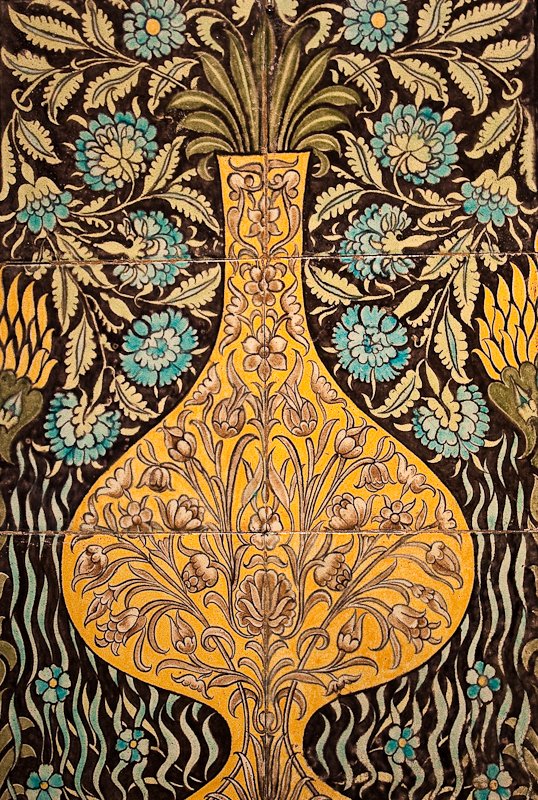 Tiles by William De Morgan (c. 1890)