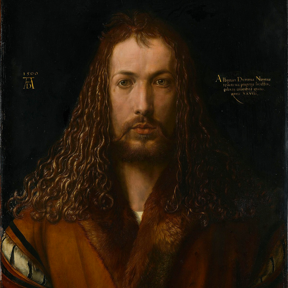 Albrecht Durer’s Self-Portrait - the artist Volker Hermes’ choice for his ‘My Favourite Artwork’ video (Volker also joined us for our most recent online event at his London exhibition)