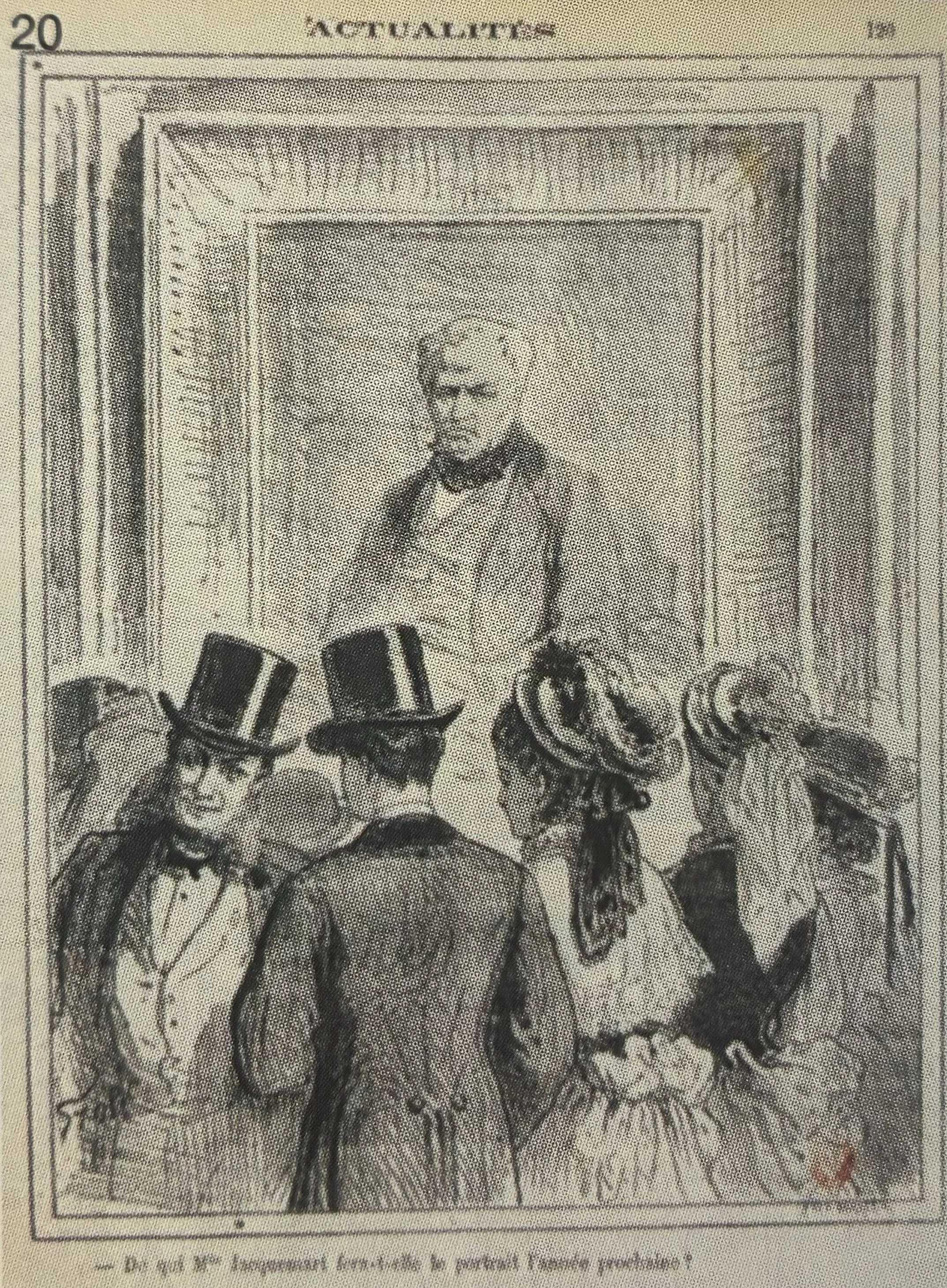 Fig. 6 Louis Leroy, Le Charivari, May 1873 (Image: BNF; repr. in Pierre Curie, Nélie Jacquemart : artiste et collectionneuse de la Belle Époque [Paris: Flammarion, 2023])