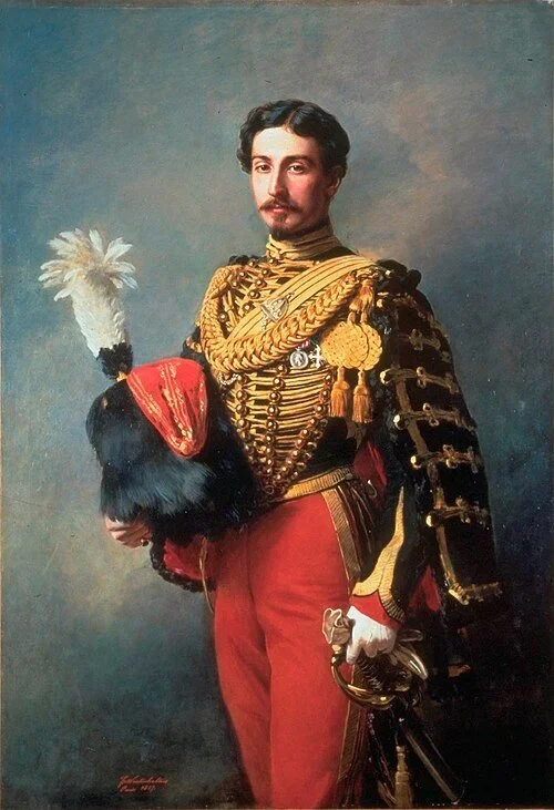 Fig. 14 Franz Xaver Winterhalter, Portrait of Édouard André (detail), 1857, oil on canvas  (Image: Wikimedia Commons)