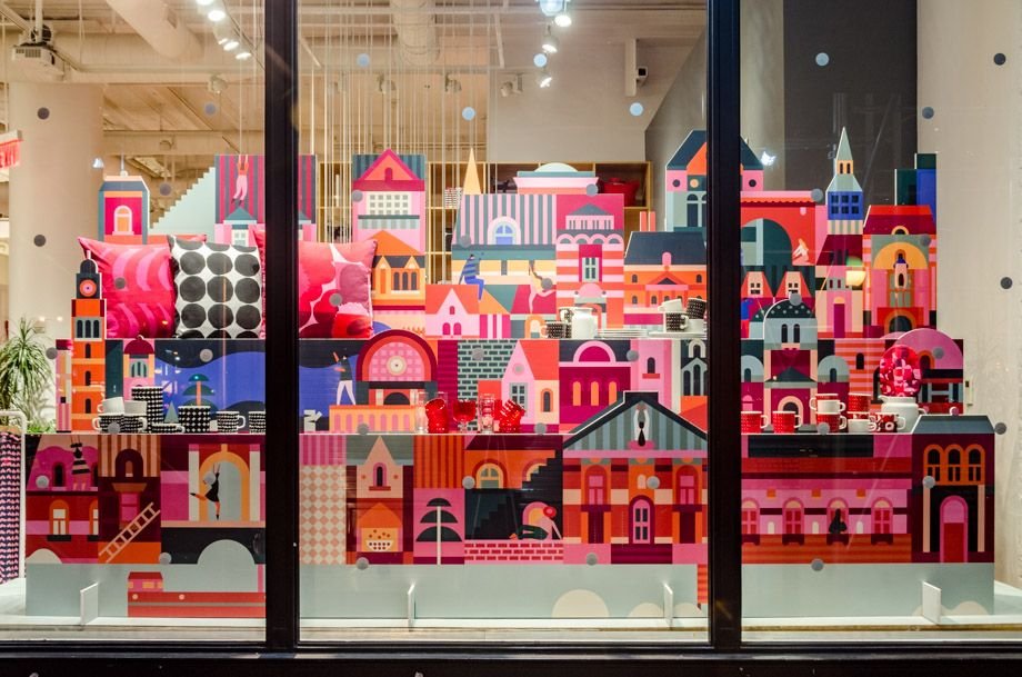 PSFK's annual survey of NYC holiday window displays includes Louis Vuitton, Barneys and littleBits, and features live ice sculpting, and a crushed car.jpeg