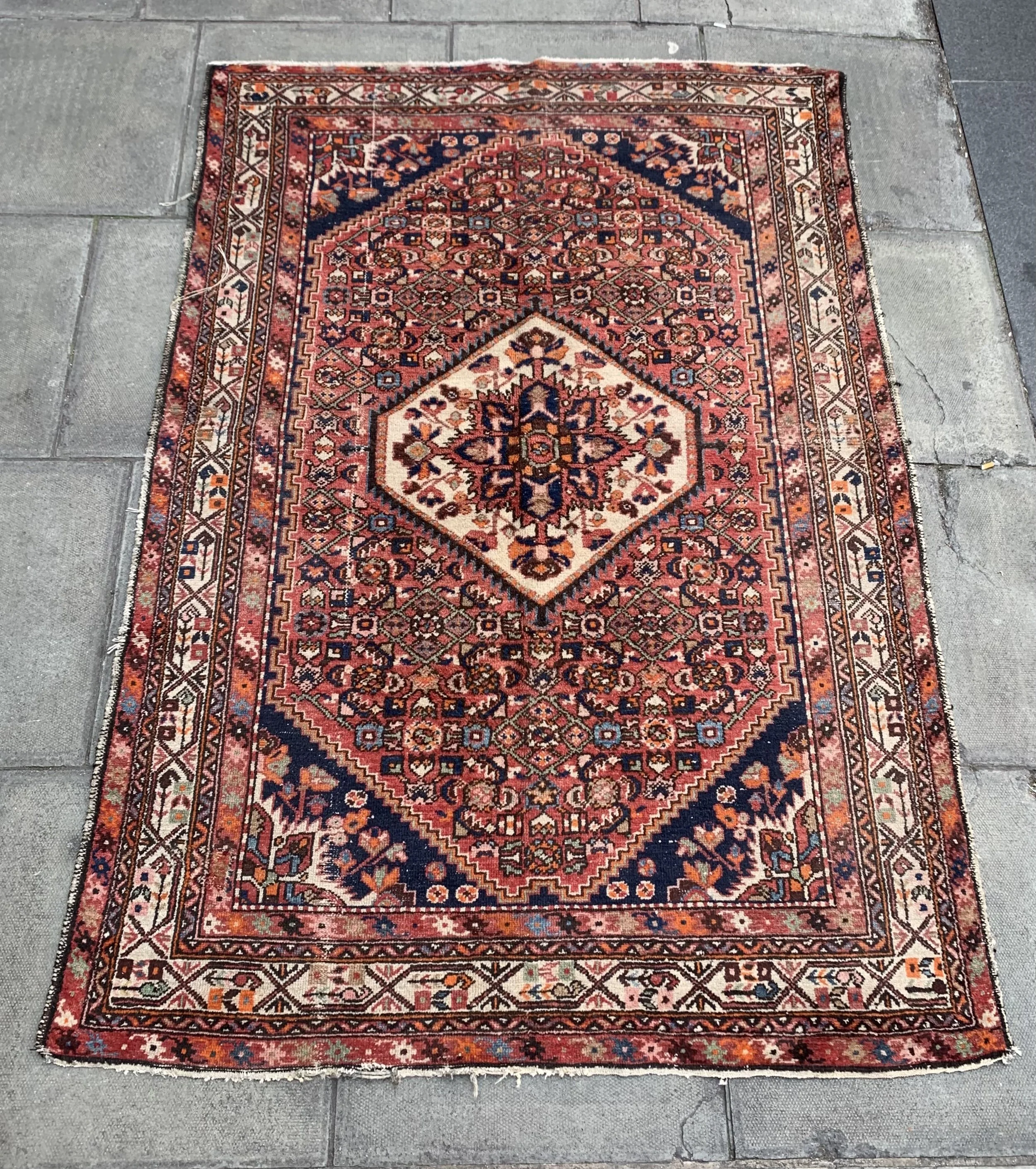 Handmade Rug, 1990s, Wool