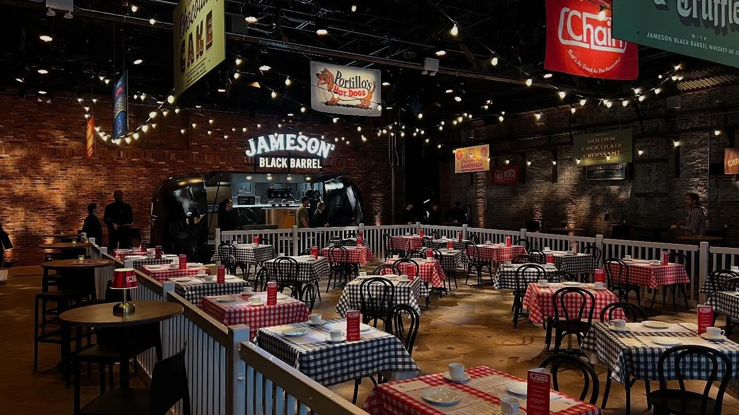 A Hot Dog High Tea at Chelsea Factory! 
..
Event: @eatatchain @portilloshotdogs @jamesonwhiskey 
Venue: @chelseafactory.nyc
Venue Representation: @thekagency 
Lighting Design: @liveproductionlabs 
Show Management: @liveproductionlabs 
..
#nycevents #