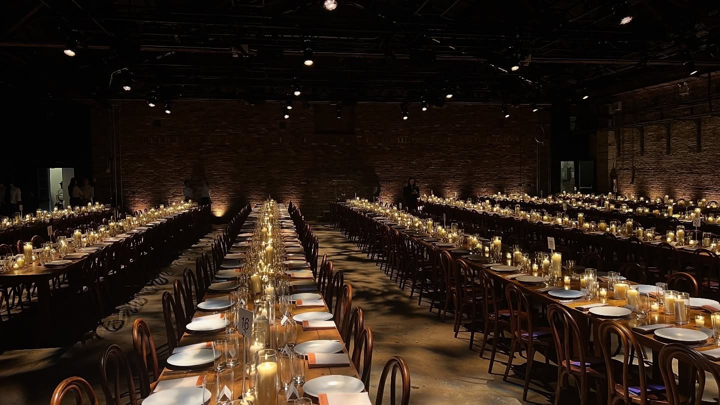Honoring the legacy of bold art and the people who bring it to life at the Dia Art Foundation Annual Gala. @diaartfoundation 
..
Client: @caitandjules 
Venue: @storied.nyc 
Audio and Lighting: @liveproductionlabs 
Lighting Equipment: @main_light 
Cat