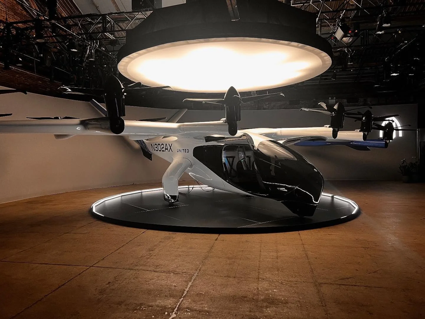 Our spotlights were on the eVTOL at the Archer Aviation event last week. ✈️
..
Venue Representstion: @thekagency 
Venue: @chelseafactory.nyc 
Catering: @pinchfooddesign 
Audio/Video Equipment: @sdnbroadcast 
Client: @flyarcher 
Lighting Design: @live