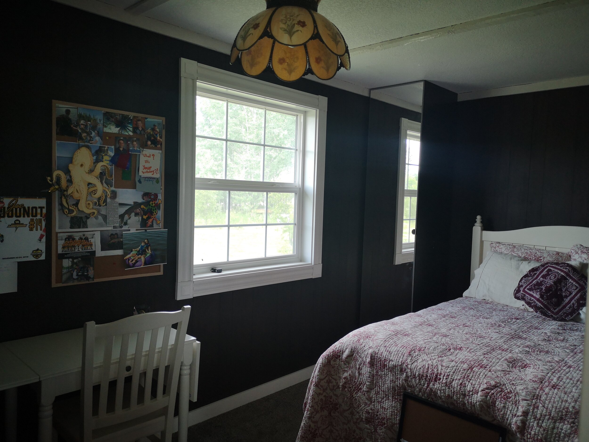 The boy’s rooms get a make over.