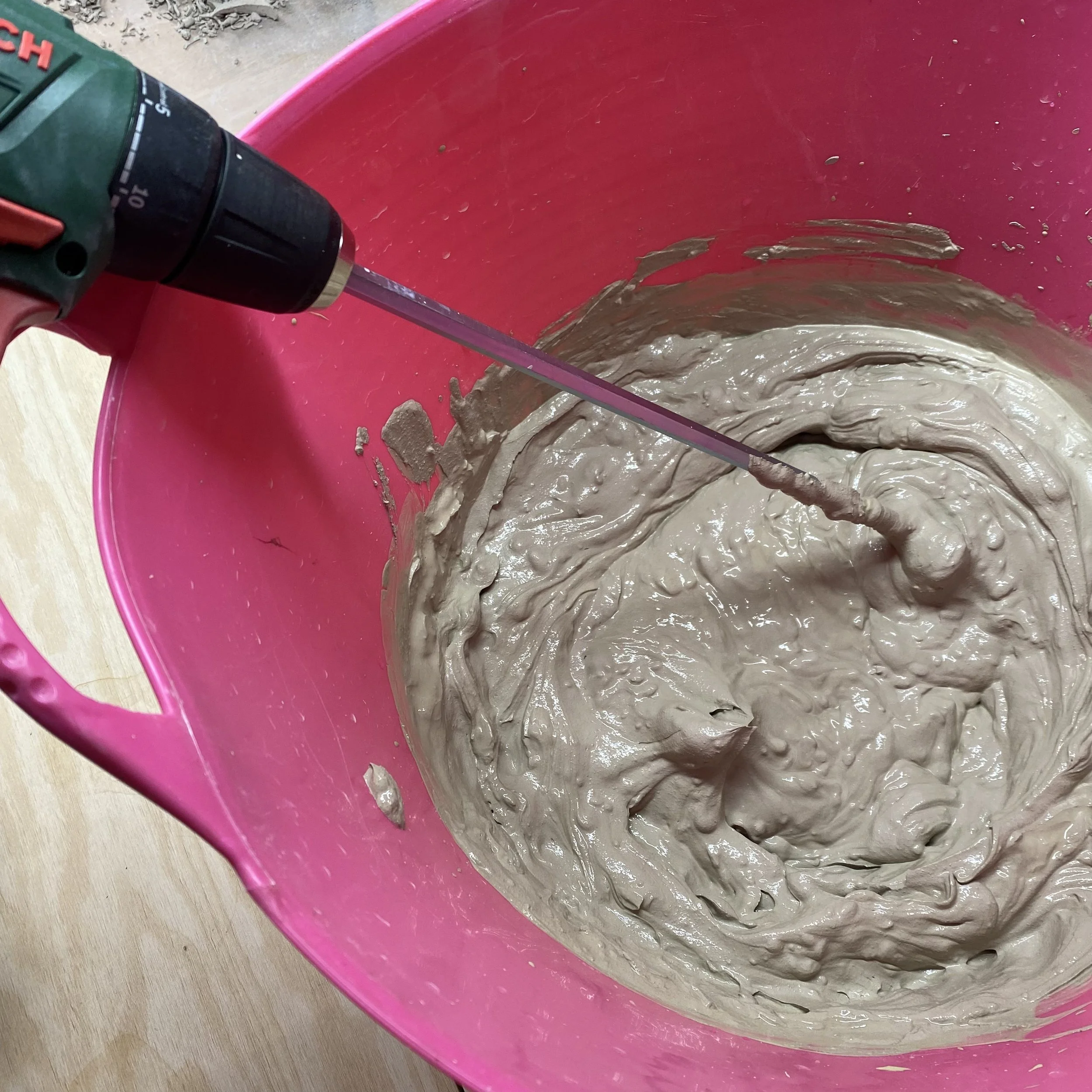 colouring clay