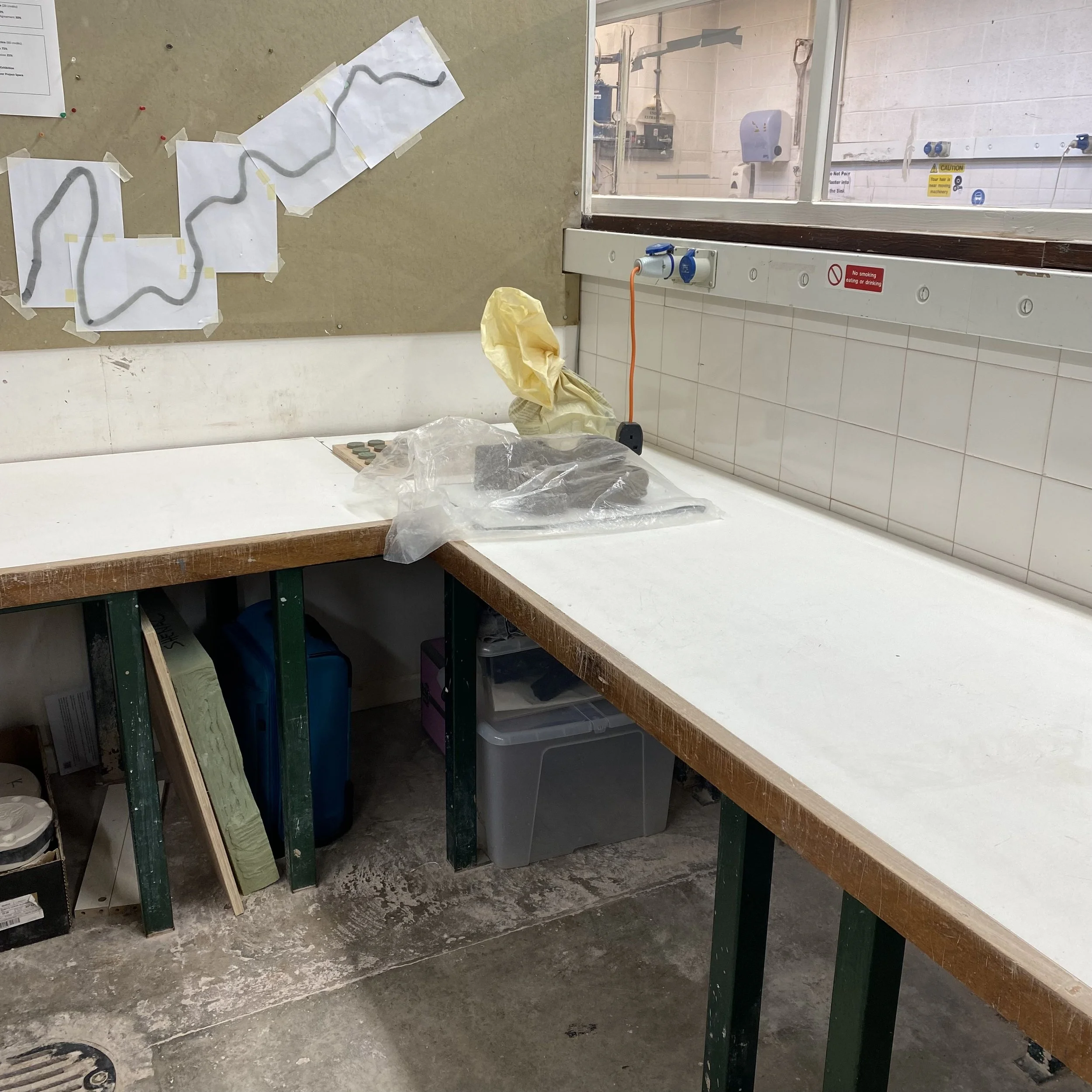new uni work area
