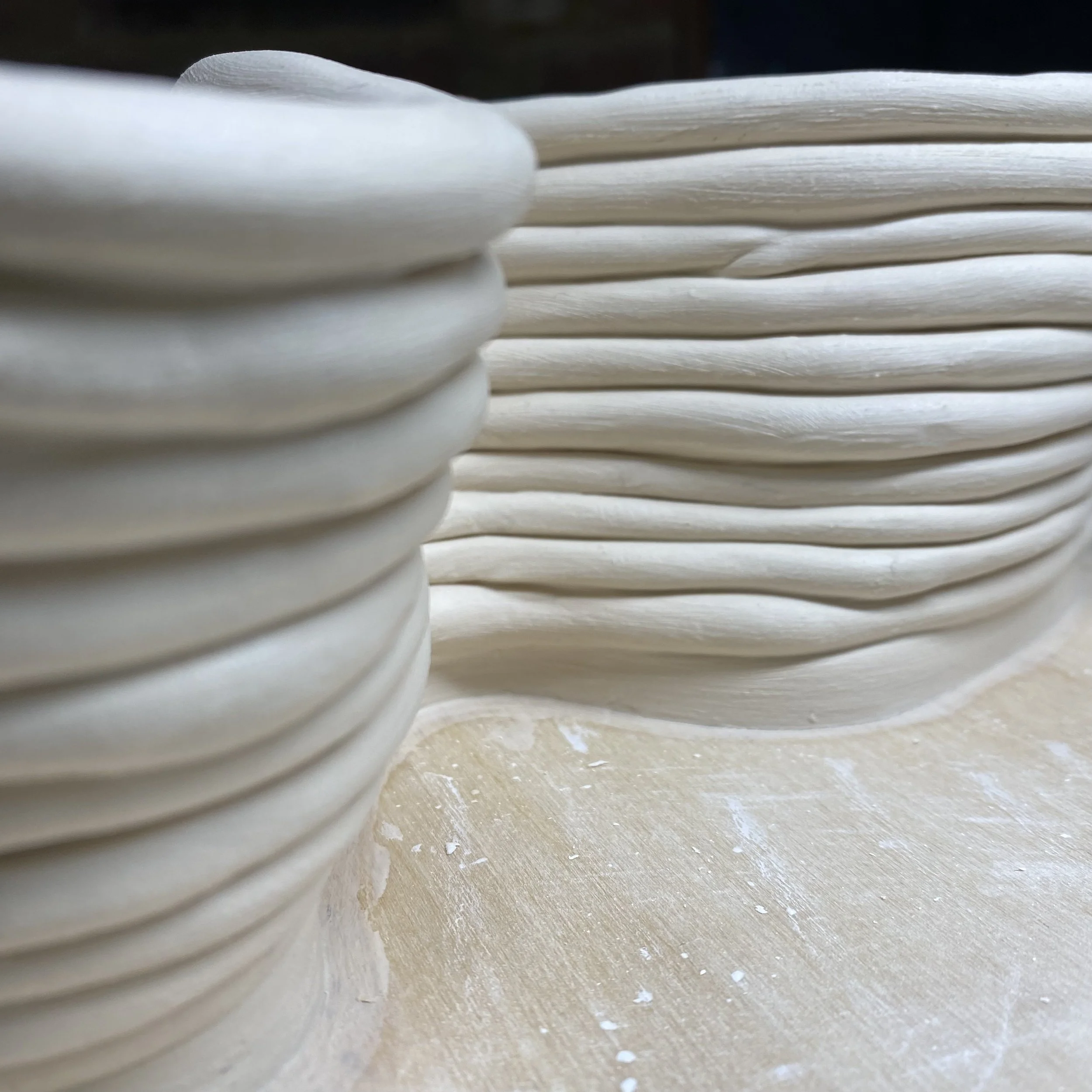 coiled porcelain