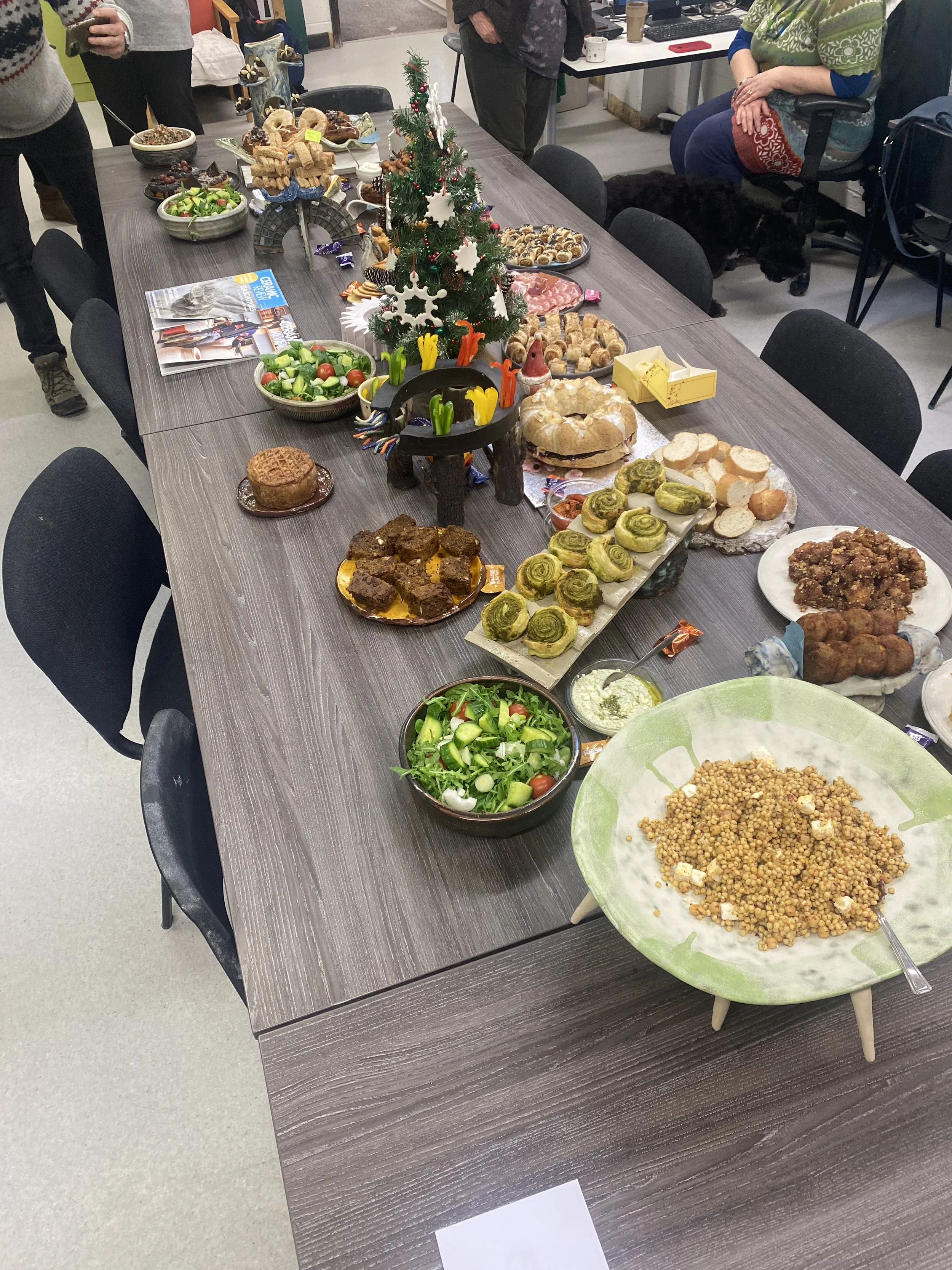 studio Christmas lunch