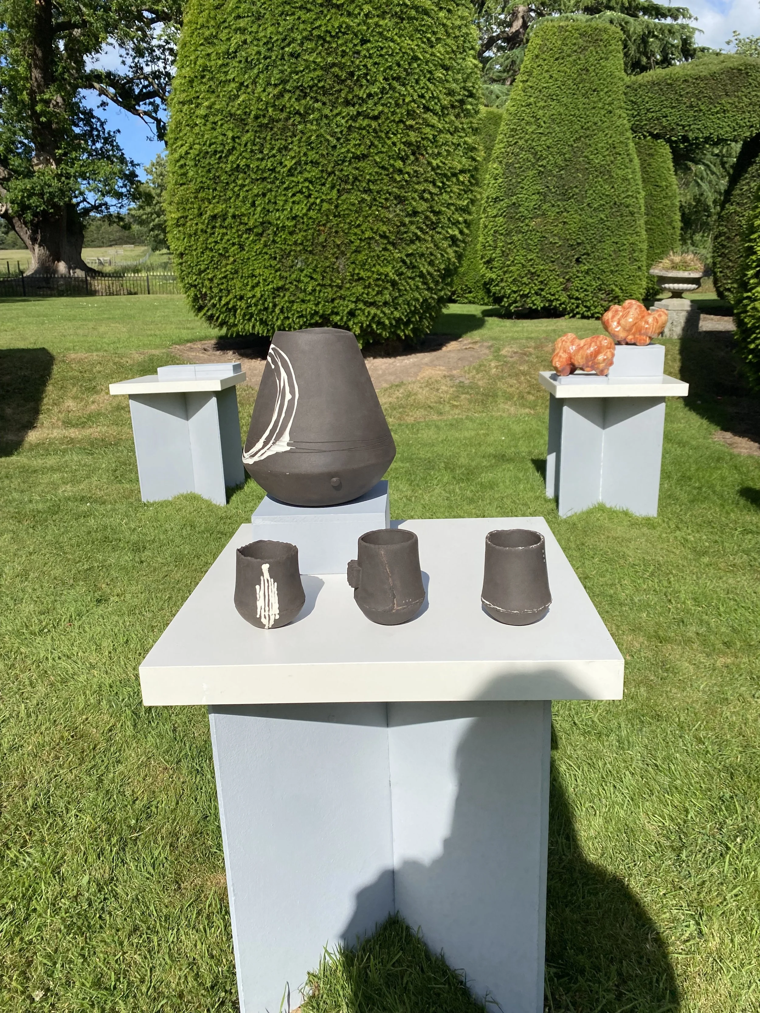 setting up at Ceramic Wales