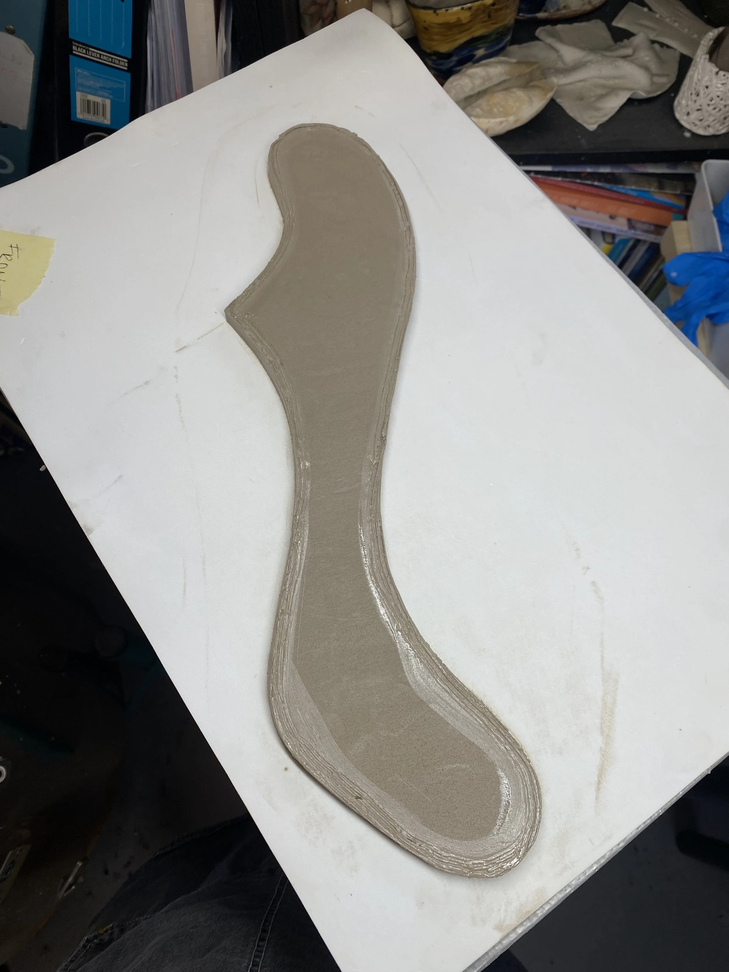 base for larger contour vessel