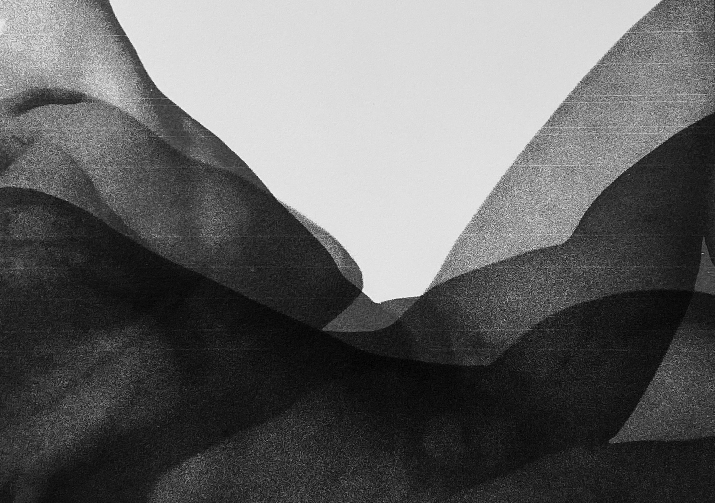 Landscape 3 (Ali), 2022. 3 layer screenprint. Available: Edition of 10. Acrylic inks on Somerset satin 250g/m2, 100% cotton, acid free paper. Printed by the artist. Image size: 20x28.5cm (A4), Paper size: 38x57cm