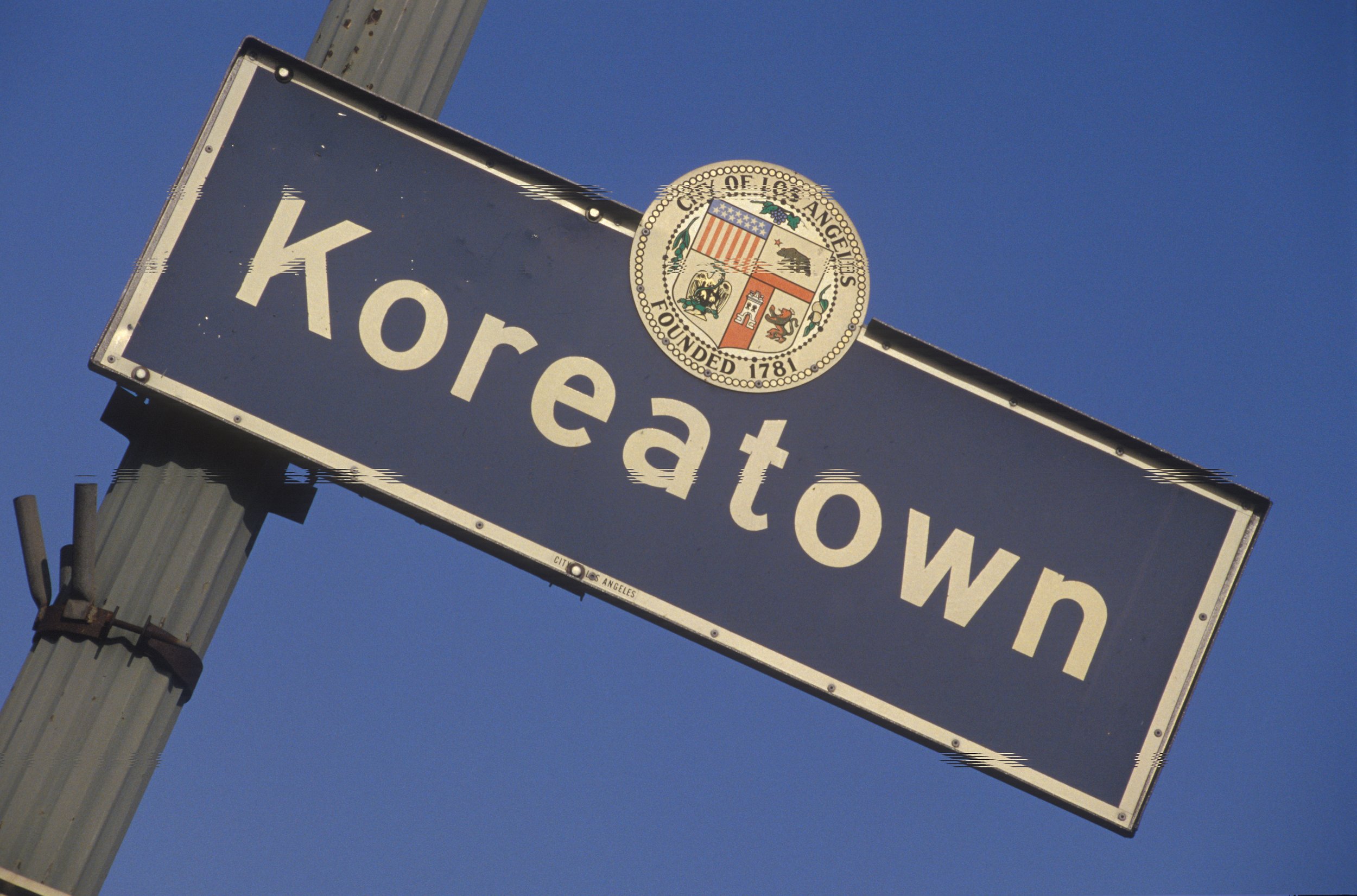 Koreatown street sign