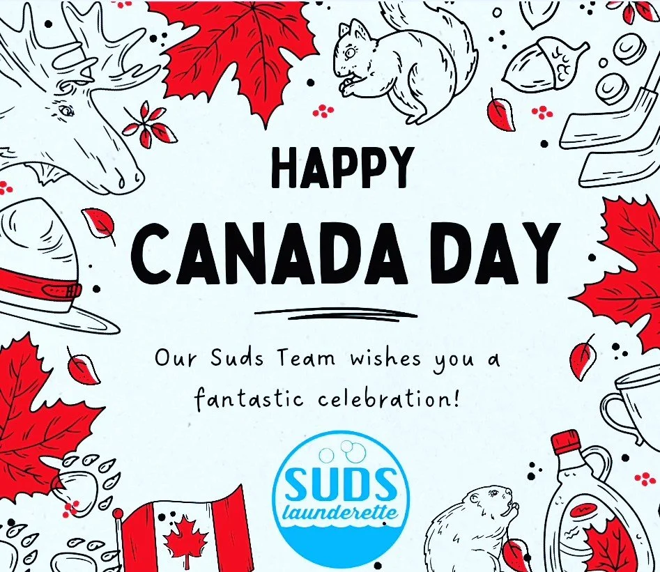 Happy Canada Day Wkd! 🇨🇦 
May your Weekend be filled with wonderful memories. Stay safe and stay laundry-free 😜

#canadaday #laundry #sudsfamily #familyweekend
#washandfoldservice
#laundrygoals