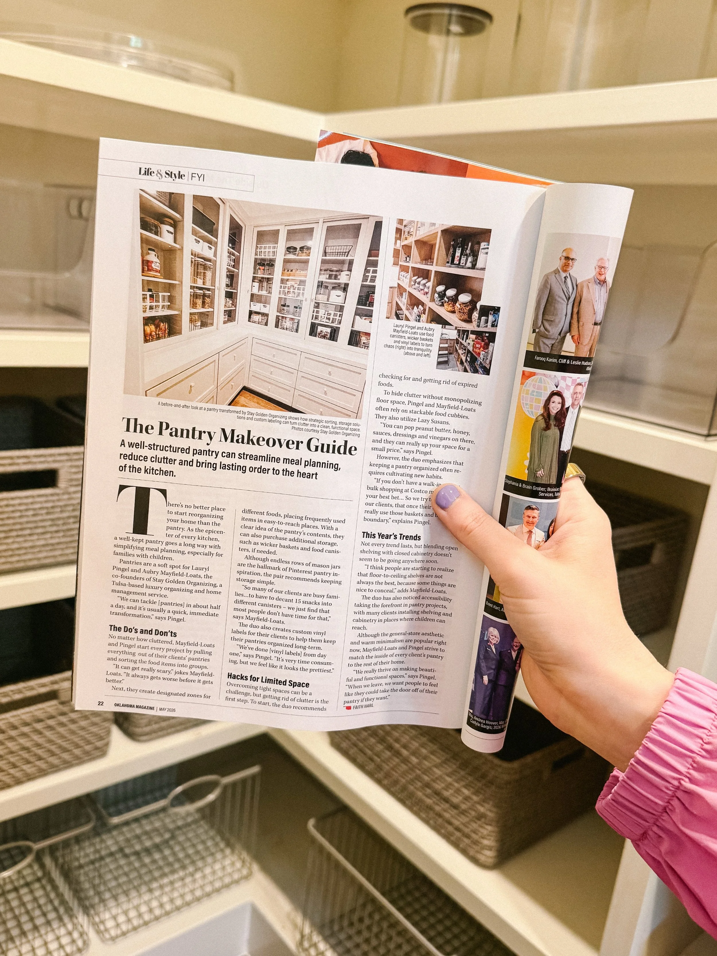 We&rsquo;re so honored to be featured in Oklahoma Magazine sharing a little bit about one of our favorite spaces to organize! 

What started as a big dream and a lot of labels has turned into years of getting to serve the sweetest people in their hom