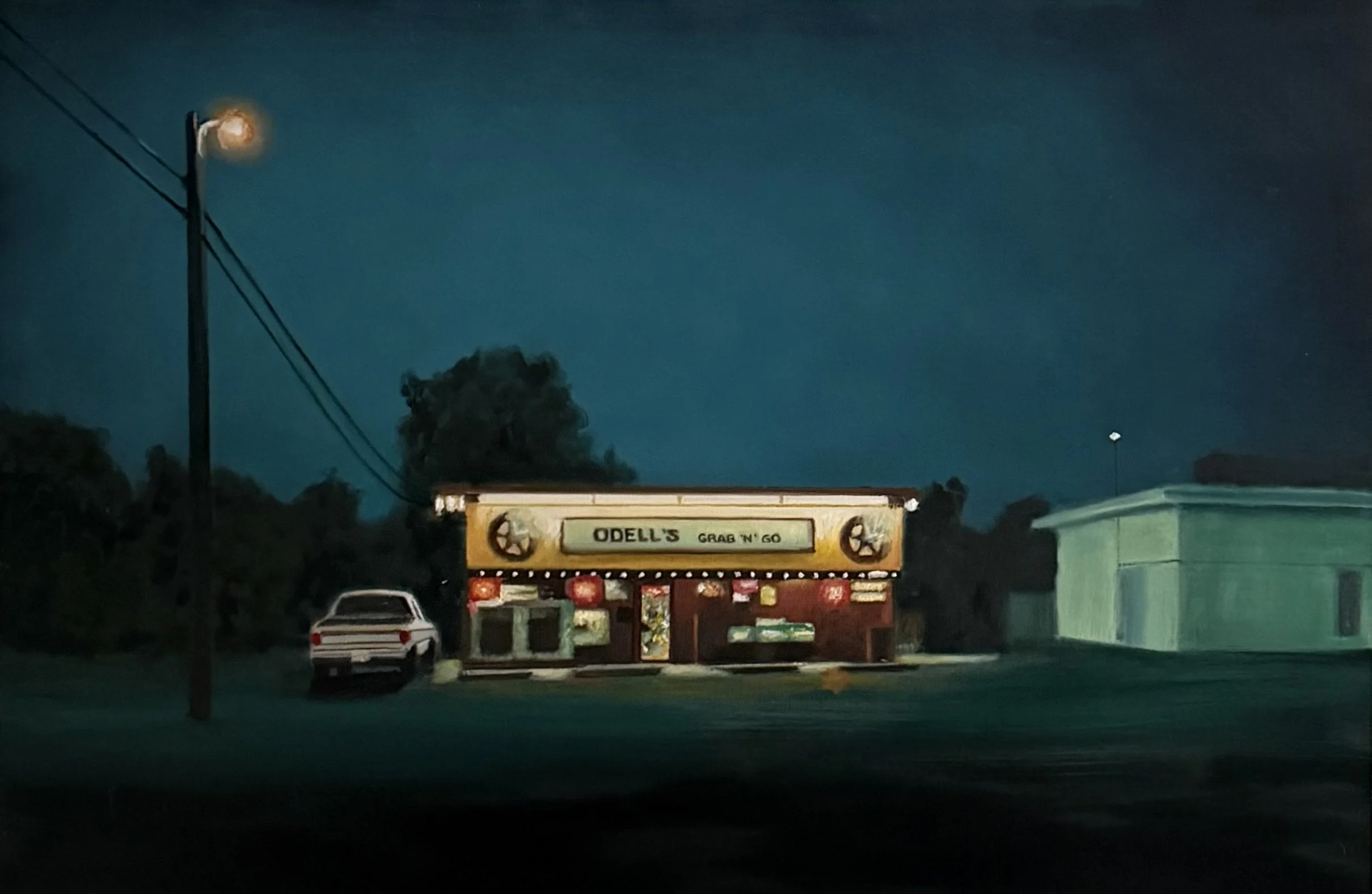 Odell's, 2026, oil on linen, 24 x 36 in.