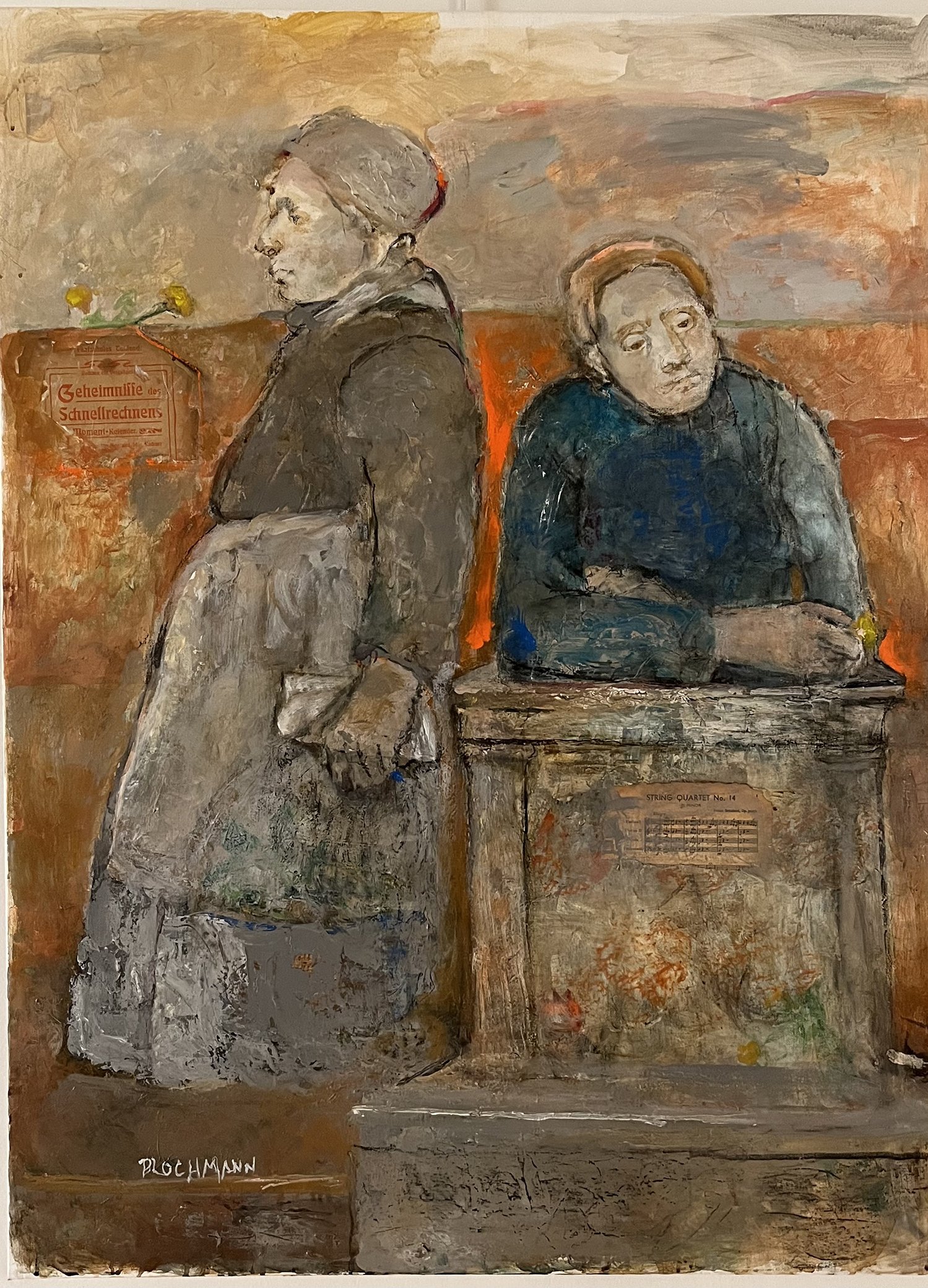 SOLD Quiet Differences, oil on canvas, 40 x 30 in