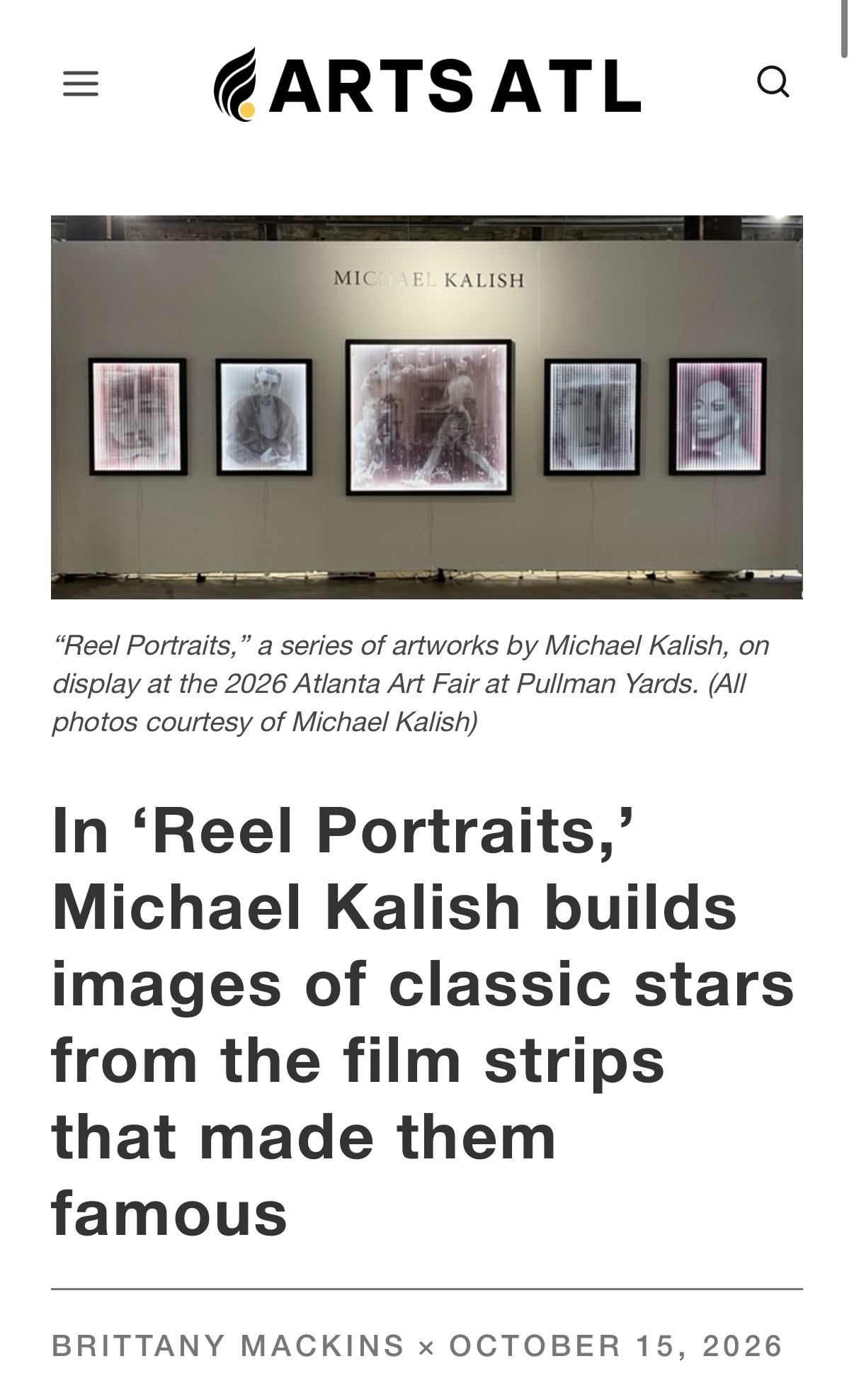 Arts Atl, October, 2026