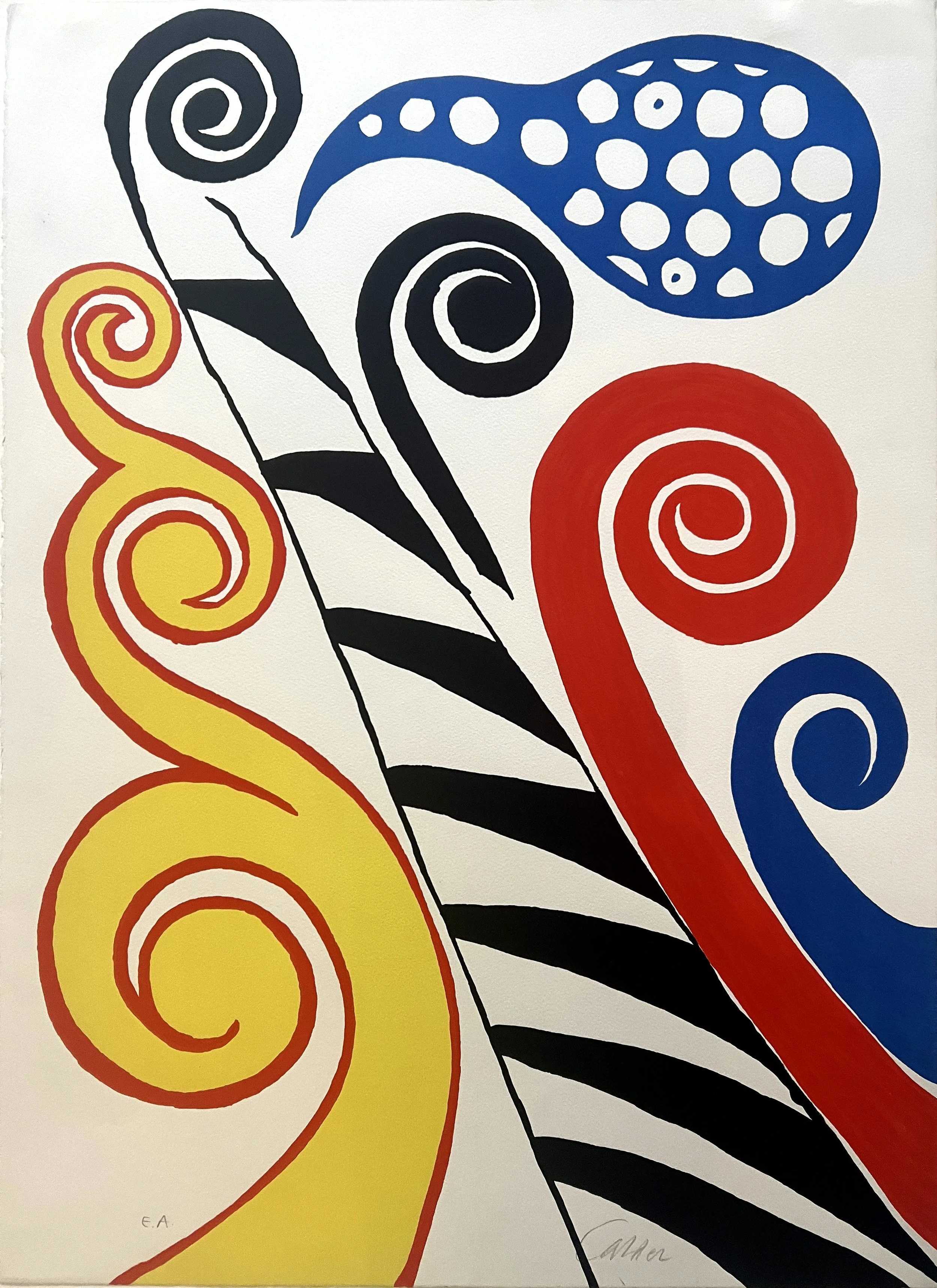 Fiesta, Ed. E.A., 1973, lithograph, 28 x 20.5 in.