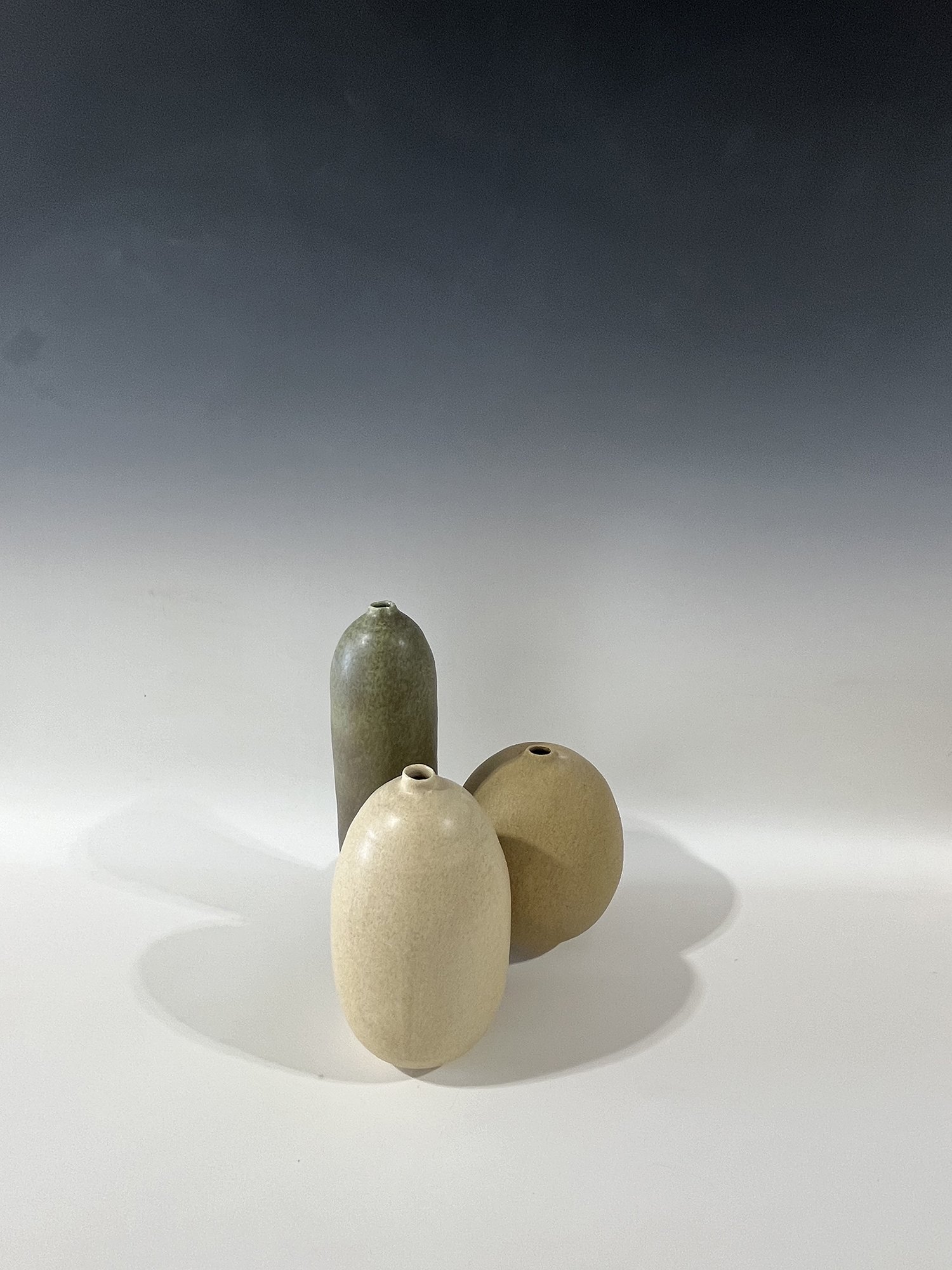 Untitled, stoneware, earthtones, assorted sizes SOLD