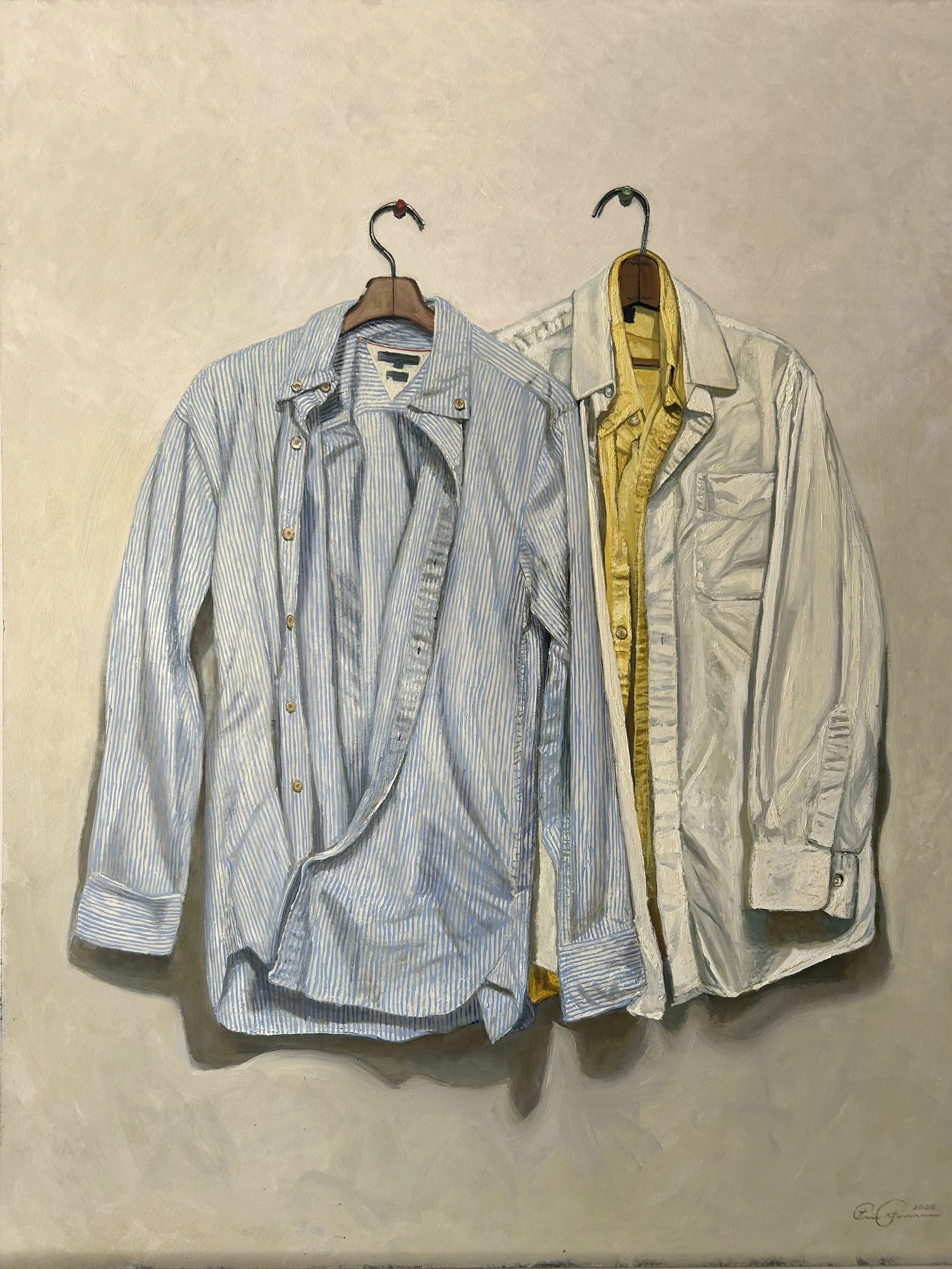 Co-Opposition, 2026, oil on panel, 42 x 30 in.