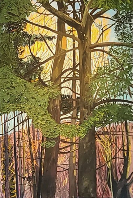 Crying in the Wilderness II, 2007, oil on linen, 64 x 44”